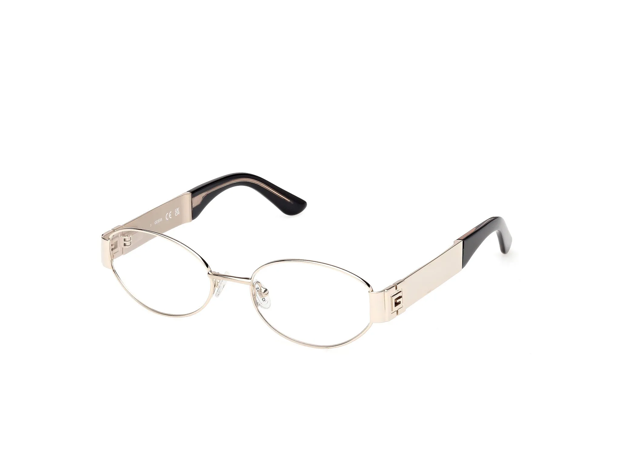 Guess GU50314 33 Montature da vista Metallo Oro Rotonda Normale