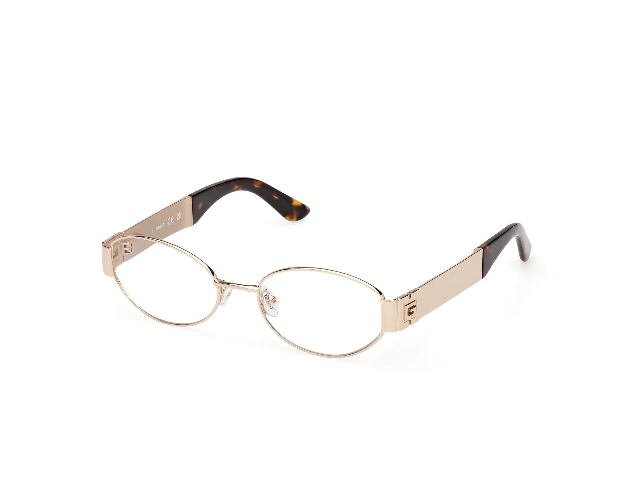 Guess GU50314 32 Montature da vista Metallo Oro Rotonda Normale