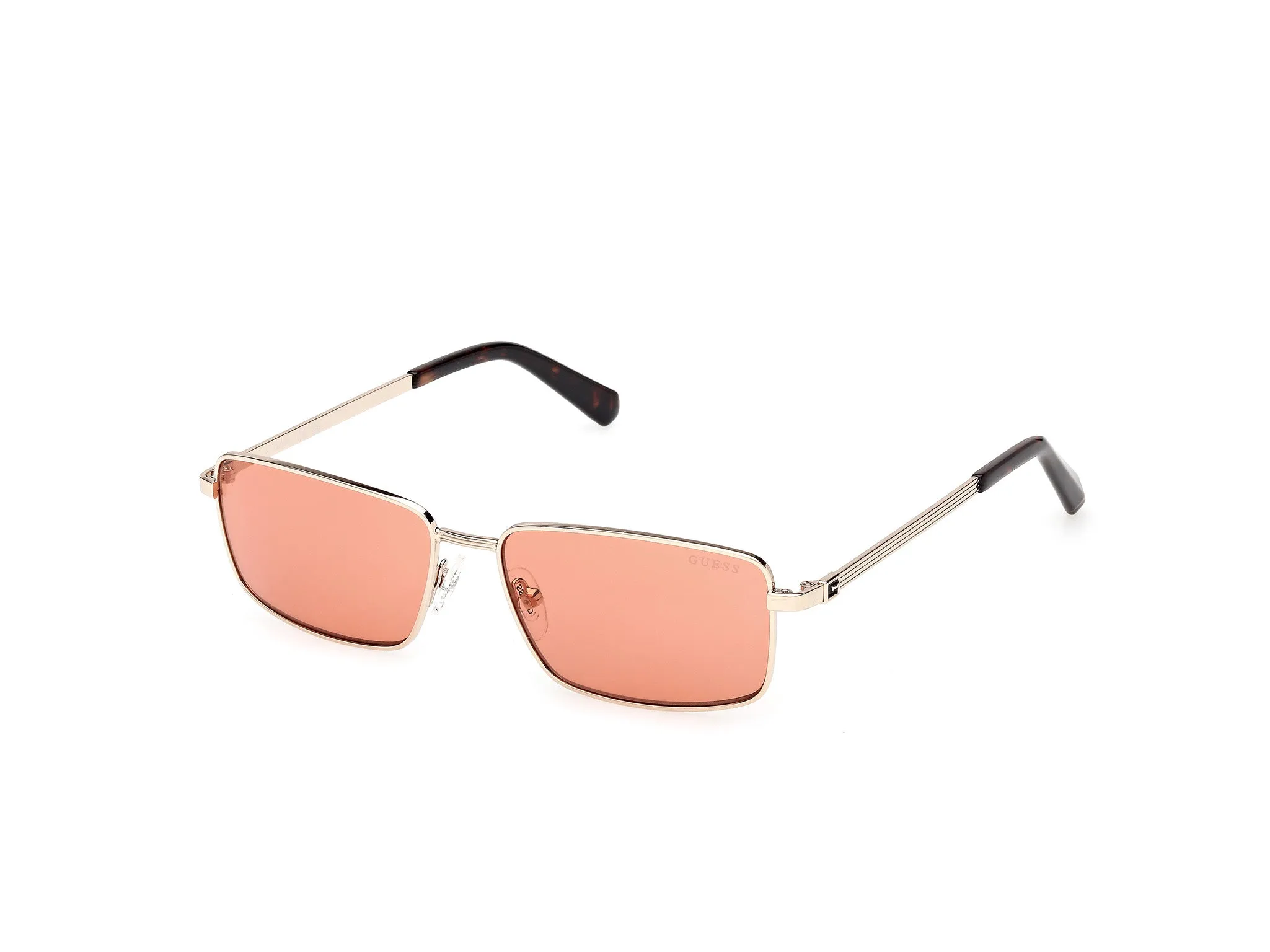 Guess GU00273 32S Occhiali da sole Metallo Oro Bordeaux Squadrata Normale