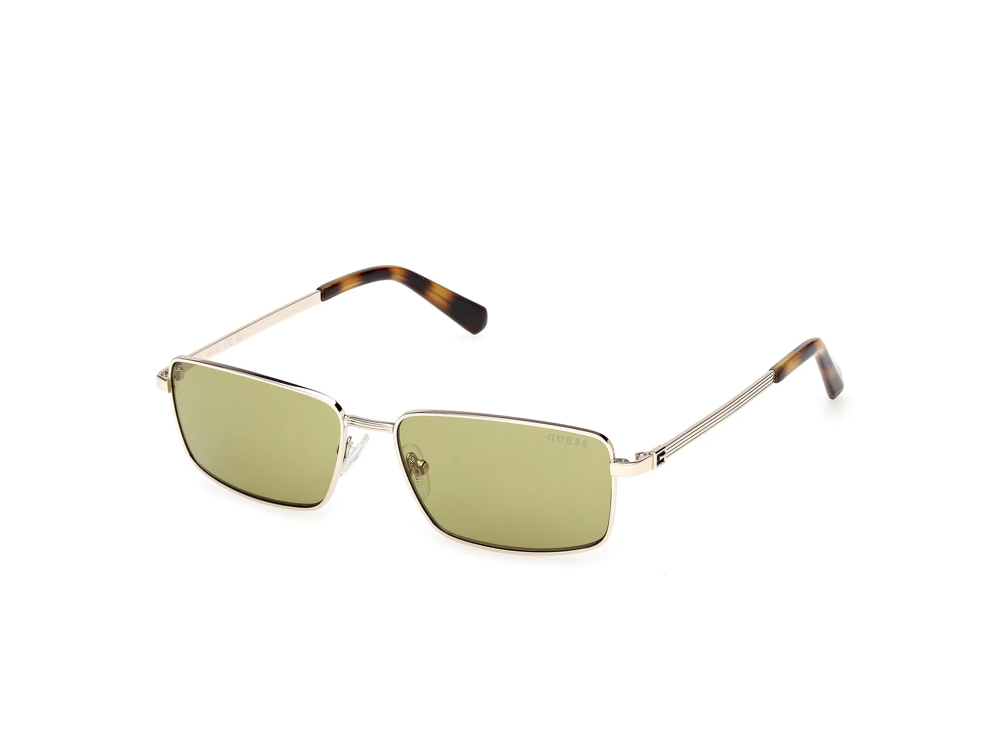 Guess GU00273 32N Occhiali da sole Metallo Oro Verde Squadrata Normale