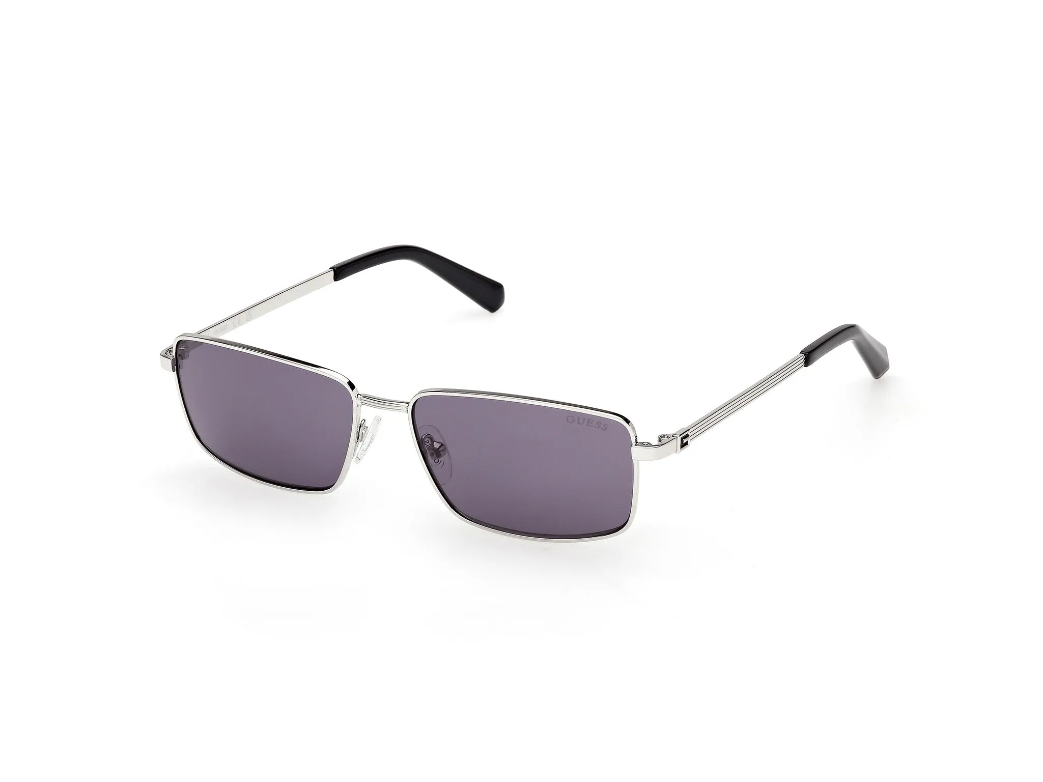 Guess GU00273 10Y Occhiali da sole Metallo Grigio Viola Squadrata Normale