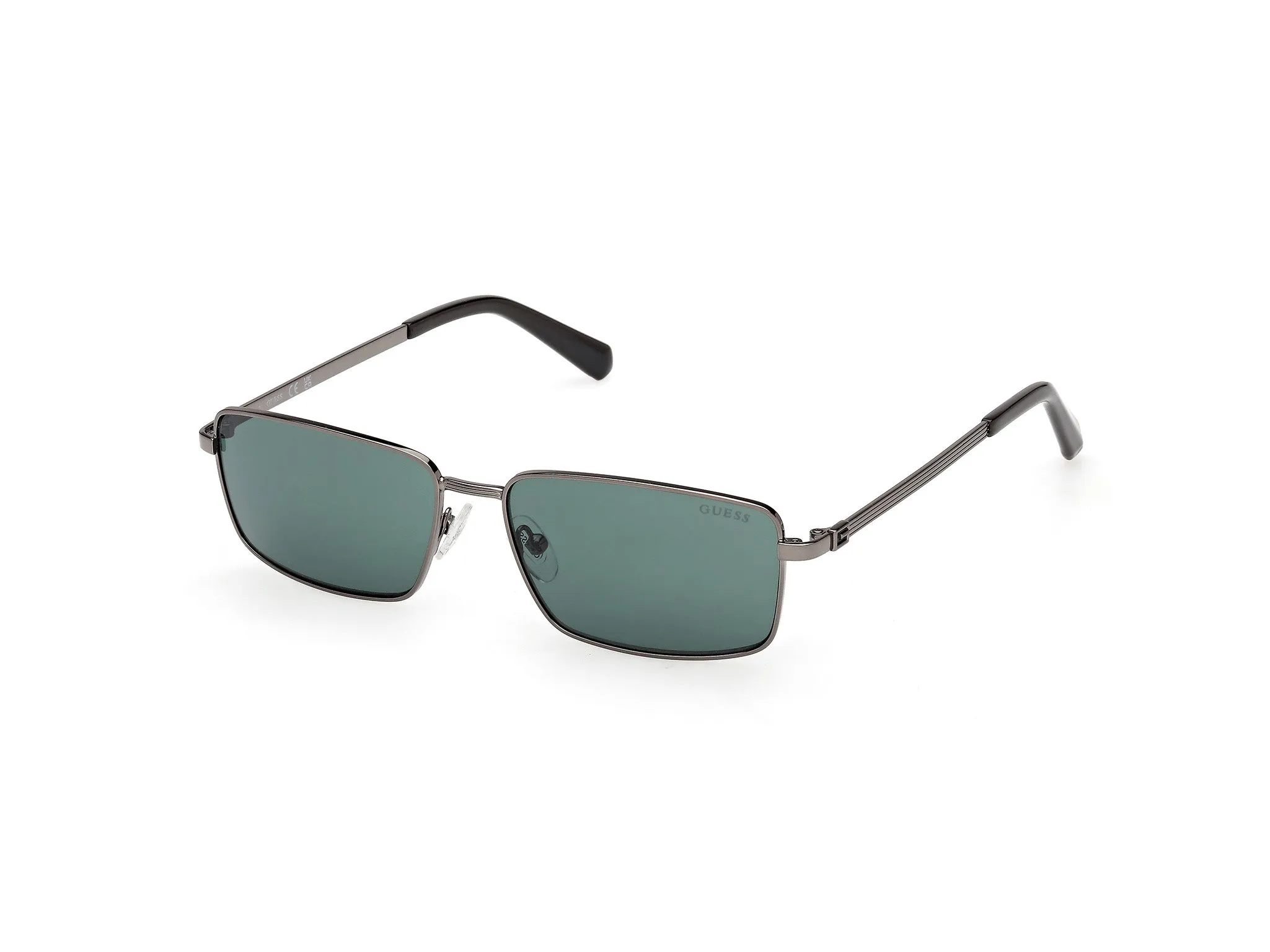 Guess GU00273 08N Occhiali da sole Metallo Canna di fucile Verde Squadrata Normale
