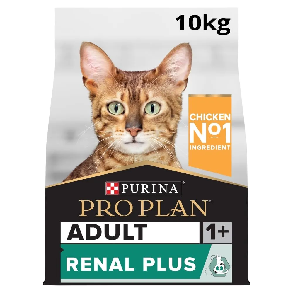 PURINA PRO PLAN Renal Plus Crocchette per Gatti Adulti, Sacco da 10kg