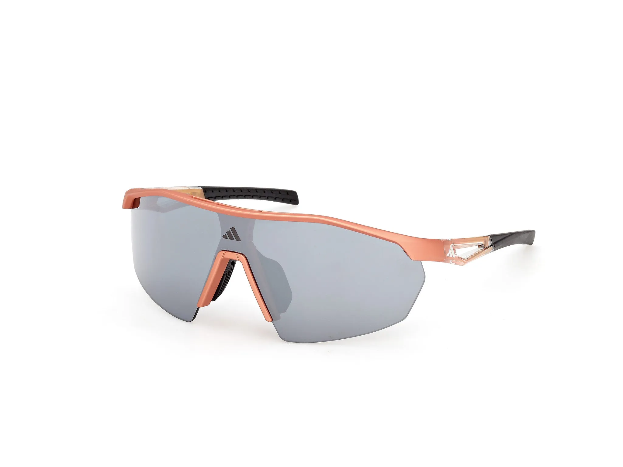 Adidas Sport SP0116 ANEMOS LIGHT S 73C Occhiali da sole Iniettato Rosa Fumo Maschera Normale