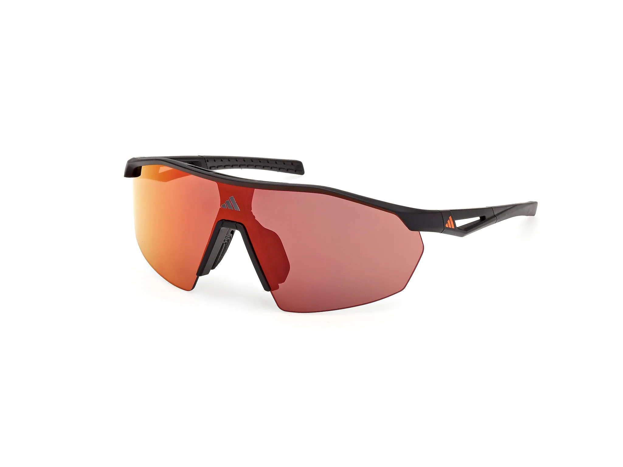 Adidas Sport SP0116 ANEMOS LIGHT S 02L Occhiali da sole Iniettato Nero Roviex Maschera Normale