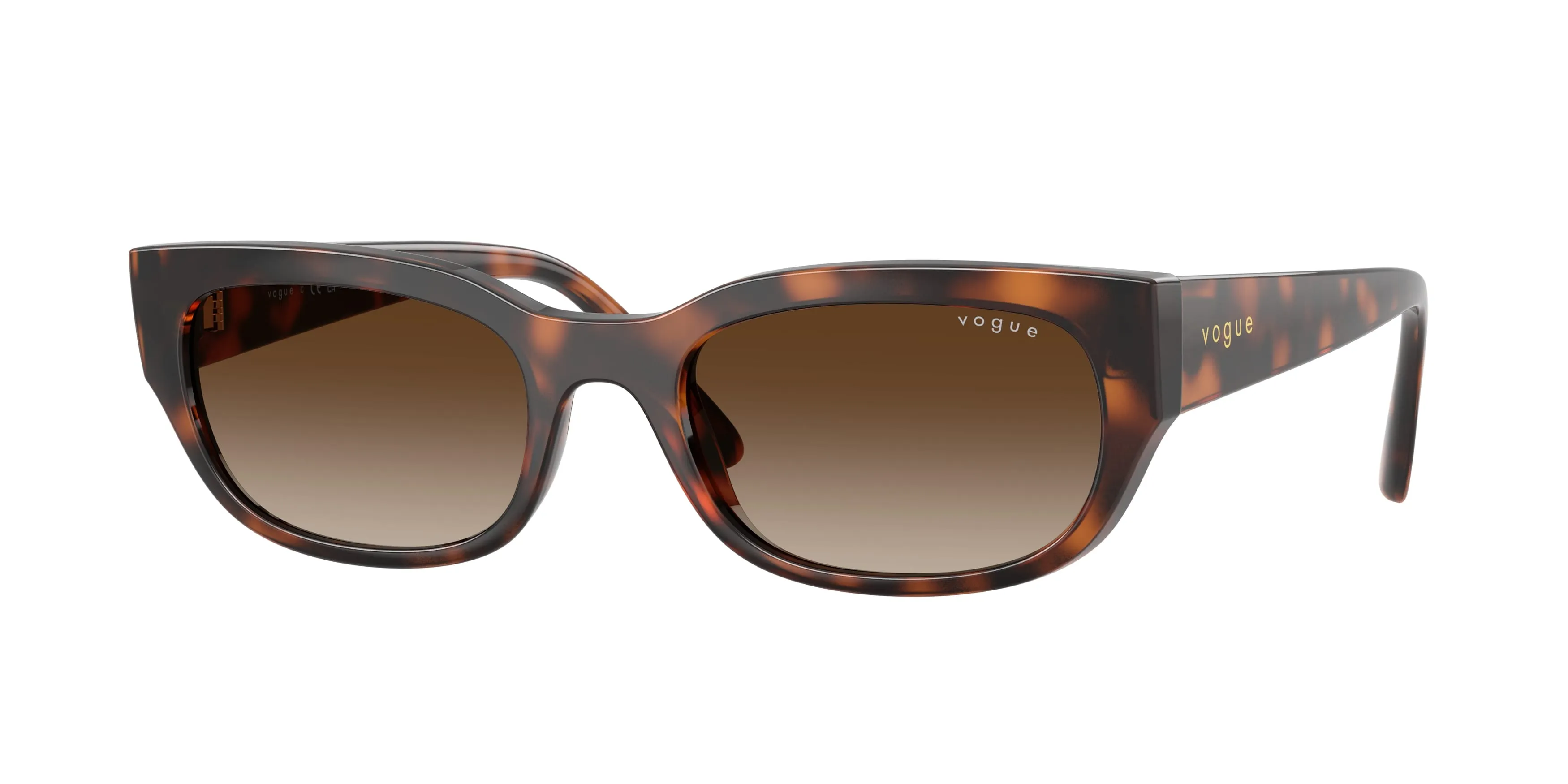 VOGUE EYEWEAR VO5669S 271813 Occhiali da sole Nylon Marrone Marrone Pillow Normale Sfumato