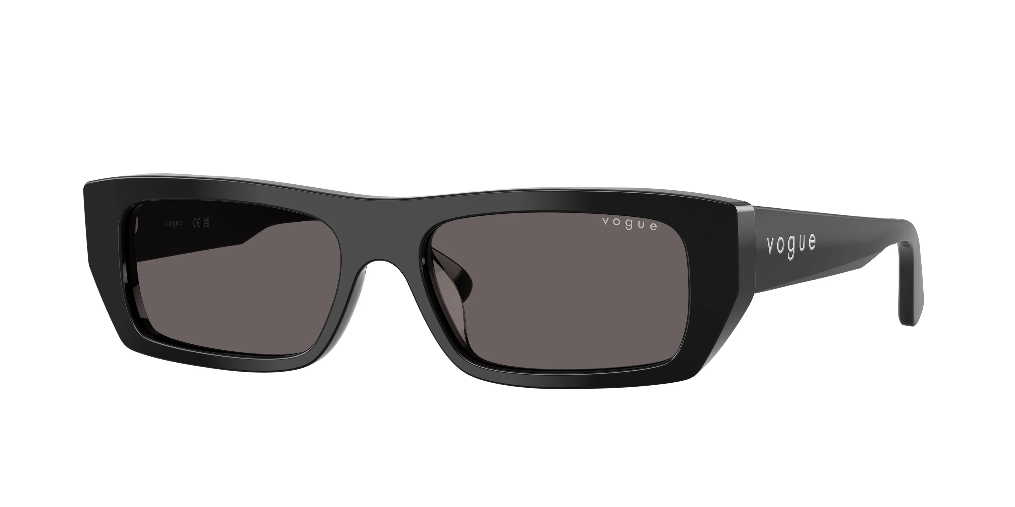 VOGUE EYEWEAR VO5657SU W44/87 Occhiali da sole Acetato Nero Grigio Squadrata Normale