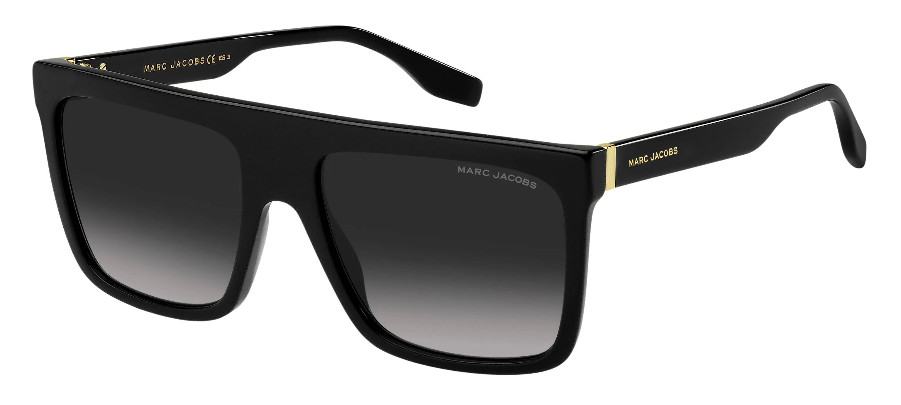 Marc Jacobs MARC 639/S 807/9O Occhiali da sole Plastica Nero Grigio Squadrata Sfumato