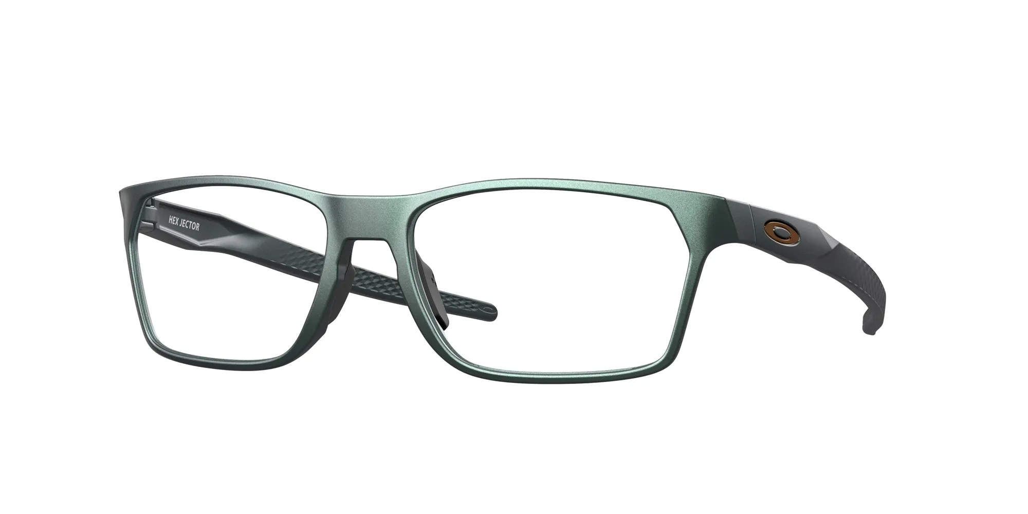 Oakley OX8032 HEX JECTOR 803207 Montature da vista O_Matter Argento Trasparente Squadrata Normale