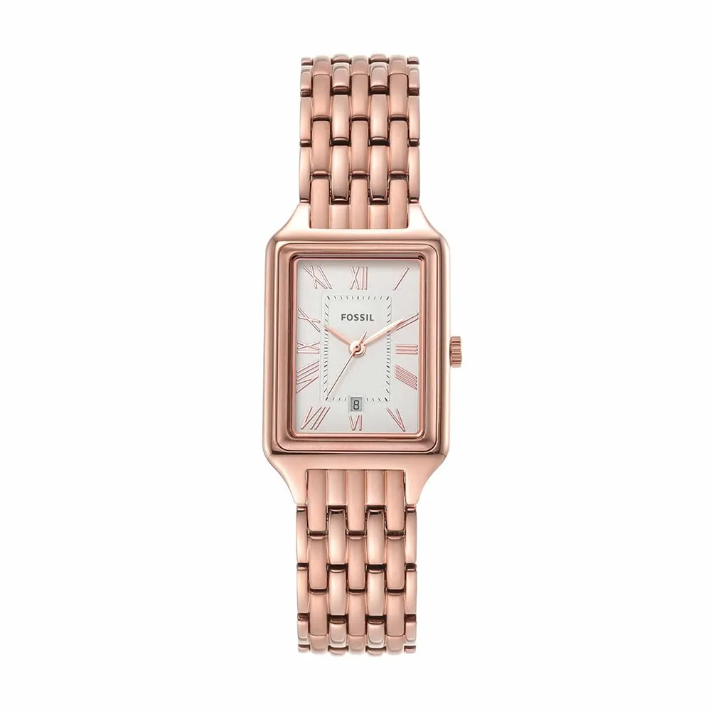 Fossil Orologio Raquel per donna, Movimento al quarzo a tre lancette con cinturino in acciaio inossidabile