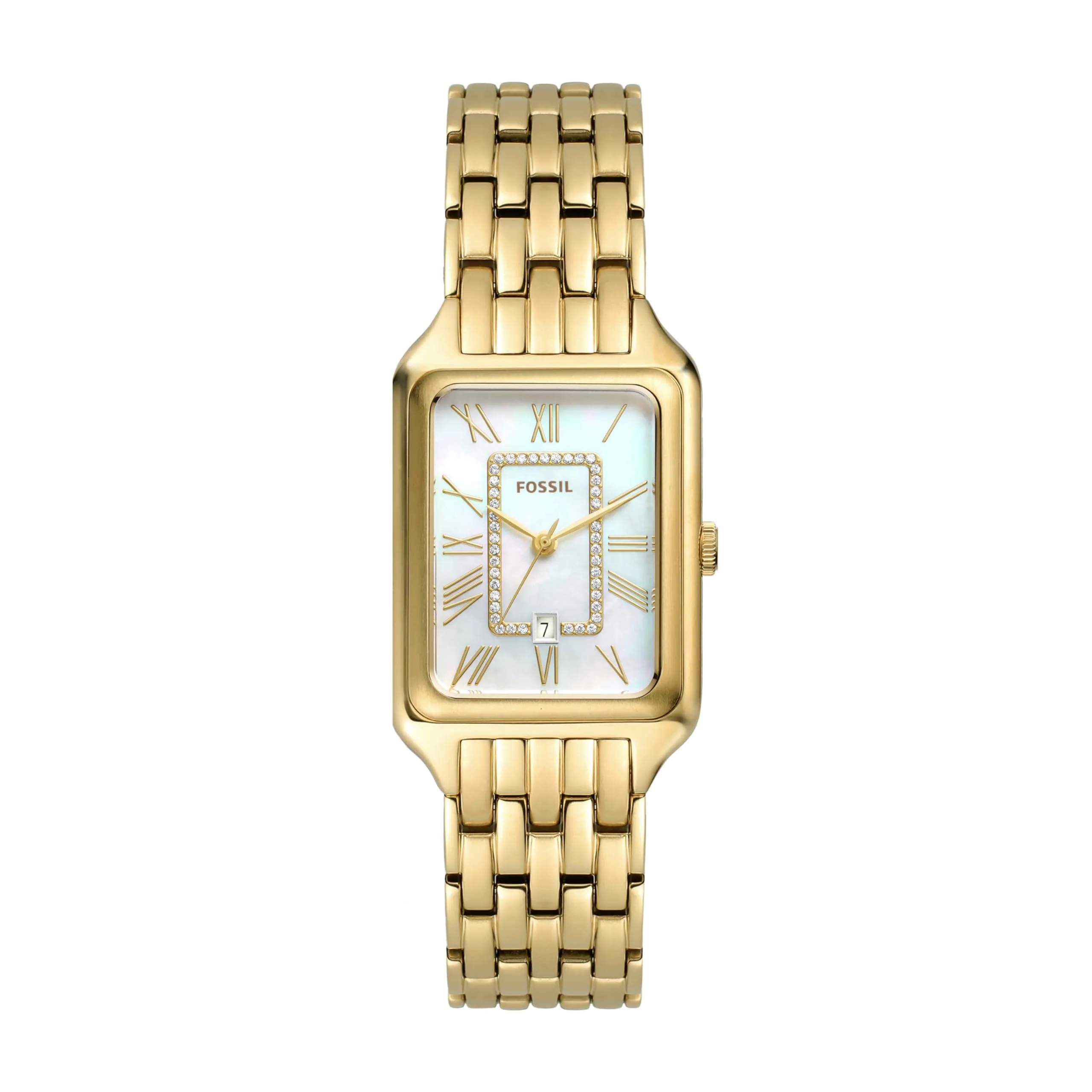 Fossil Orologio Raquel per donna, Movimento al quarzo a tre lancette con cinturino in acciaio inossidabile