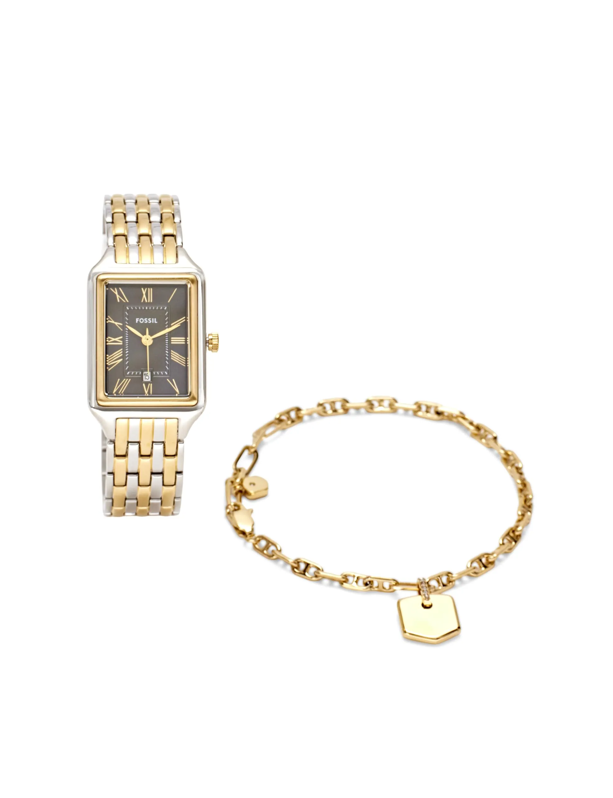 Fossil Orologio Raquel per donna, Movimento al quarzo a tre lancette con cinturino in acciaio inossidabile