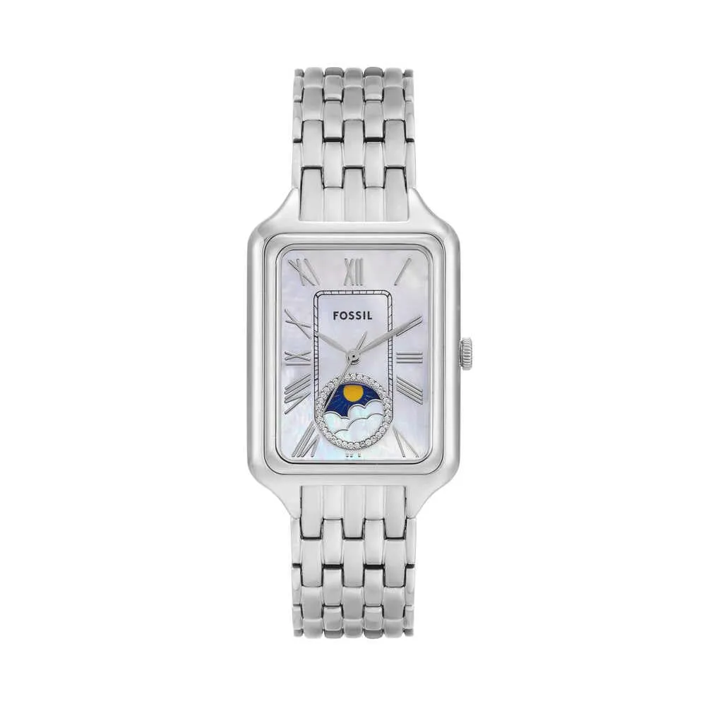 Fossil Orologio Raquel per donna, Movimento al quarzo a tre lancette con cinturino in acciaio inossidabile