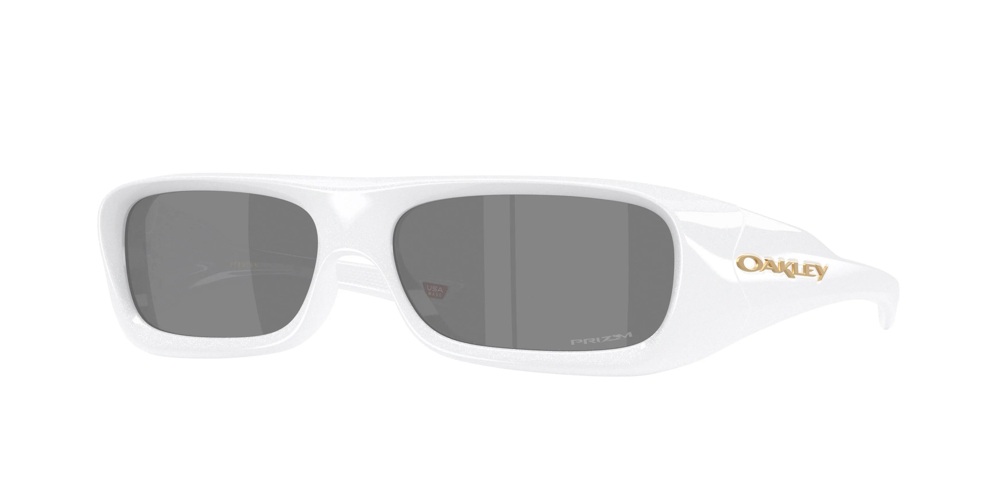 Oakley OO9520 PERMIAN 952002 Occhiali da sole O_Matter Bianco Grigio Squadrata Normale