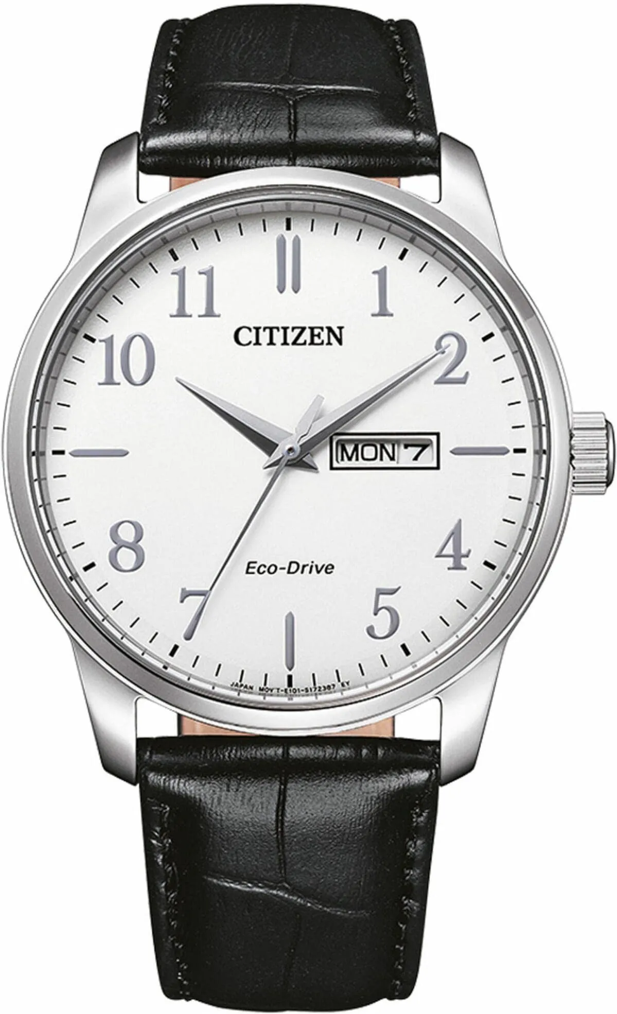 Citizen Orologio Analogico Quarzo Uomini con Cinturino in Pelle BM8550-14A