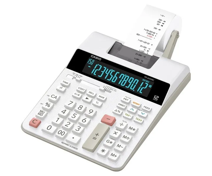 Casio FR-2650RC calcolatrice Desktop Calcolatrice con stampa Nero Bianco