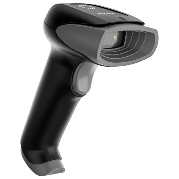 Lettore di codici a barre wireless Bluetooth 1D circa - Indicatore LED segnale acustico e vibrazione - Velocità di scansione 350 volte al secondo - Trigger manuale o automatico - Autonomia fino a circa 12 - Colore Nero
