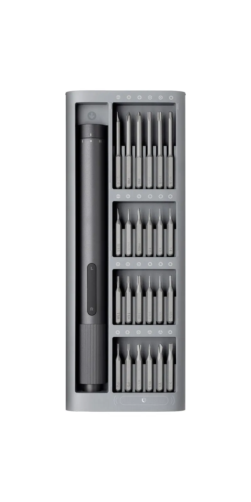 Cacciavite elettrico di precisione Xiaomi Mi Cacciavite elettrico di precisione USB-C - 2 velocità - 24 punte per cacciavite - Contenitore magnetico