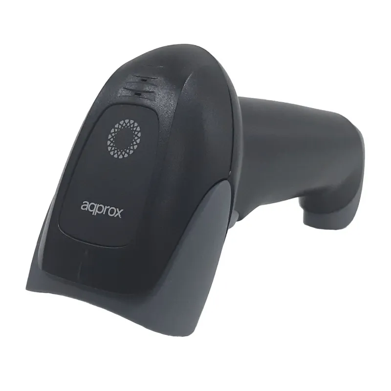 Lettore di codici a barre wireless Bluetooth 1D - Indicatore LED Segnale acustico - Velocità 300 volte al secondo - Autonomia fino a 8 ore - Colore Nero