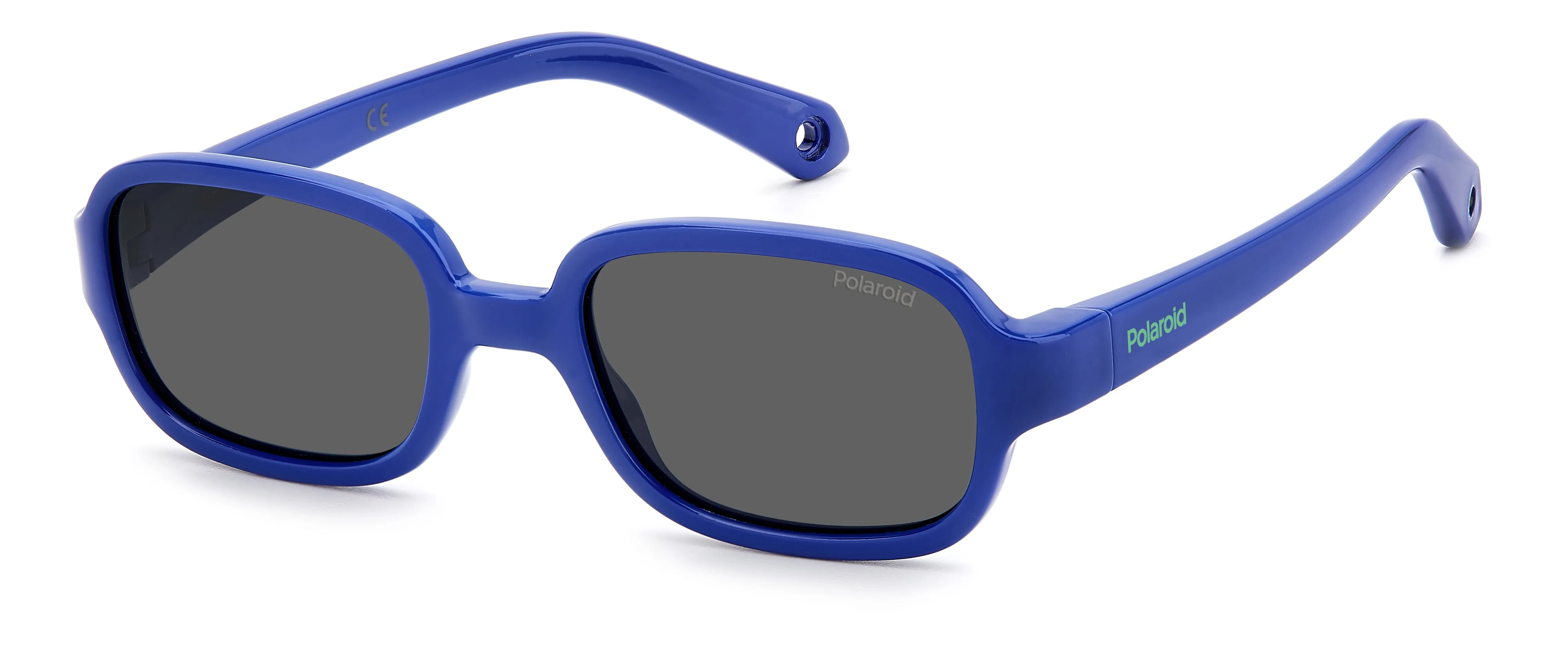 Polaroid PLD K003/S PJP/M9 Occhiali da sole bambino Policarbonato Blu Grigio Squadrata Polarizzata