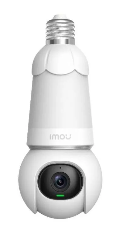 Imou Bulb Cam 2K Telecamera E27 Motorizzata Con Luce Led Sirena E Smart Tracking. Visione Notturna