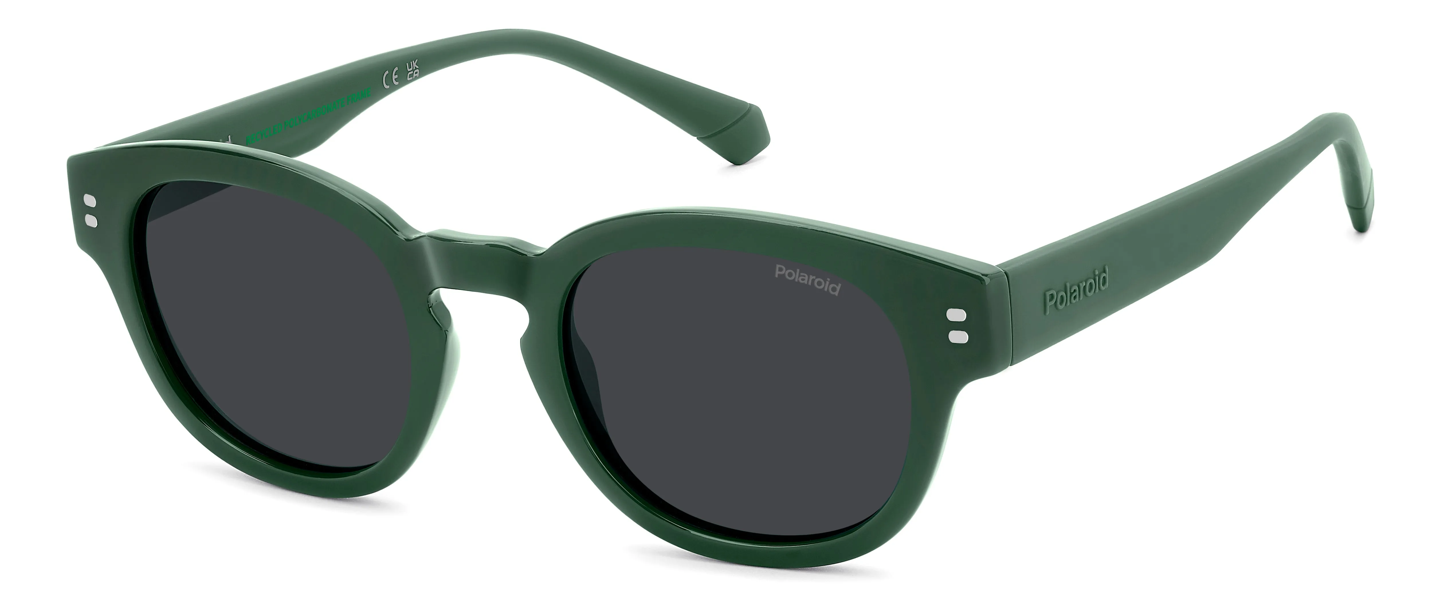 Polaroid Junior Polaroid PLD 8072/S 1ED/M9 Occhiali da sole bambino Policarbonato Verde Grigio Pantos Polarizzata