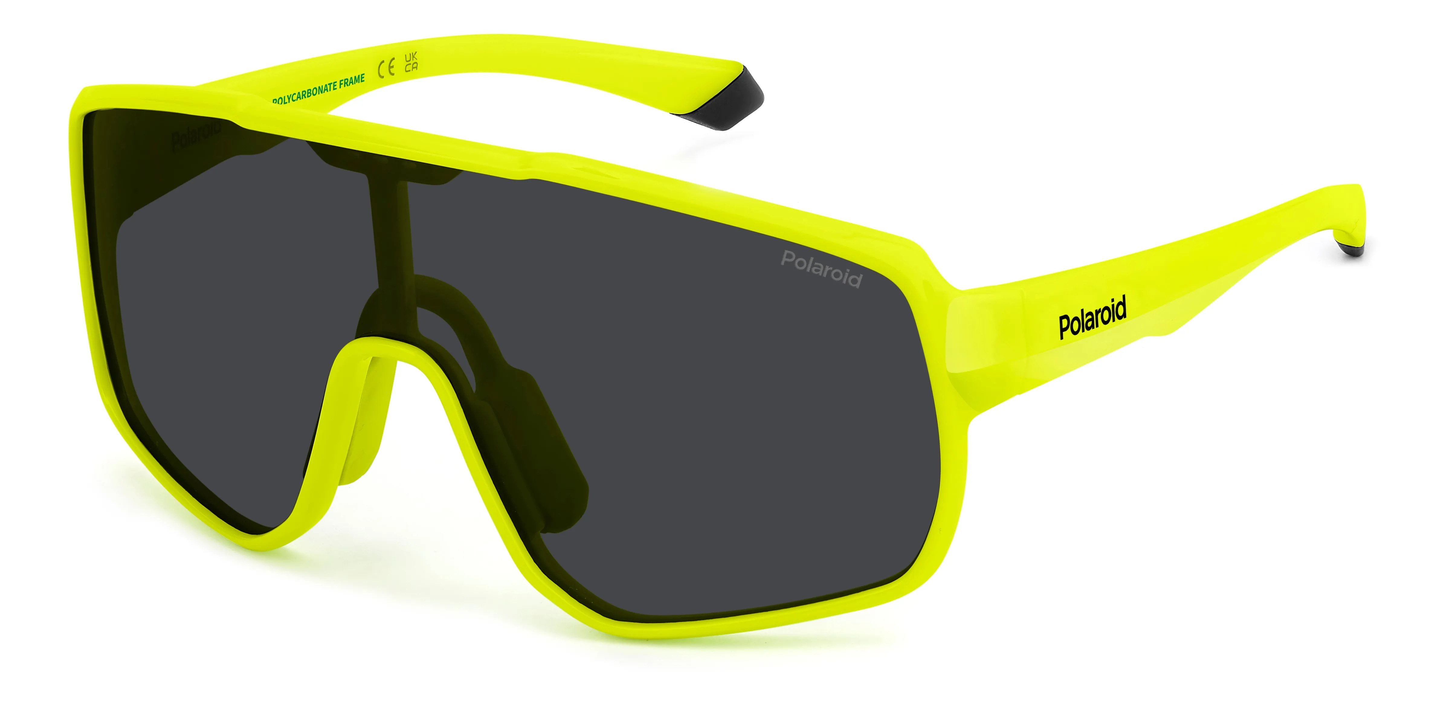 Polaroid Junior Polaroid PLD 8070/S 6DX/M9 Occhiali da sole bambino Policarbonato Giallo Grigio Maschera Polarizzata