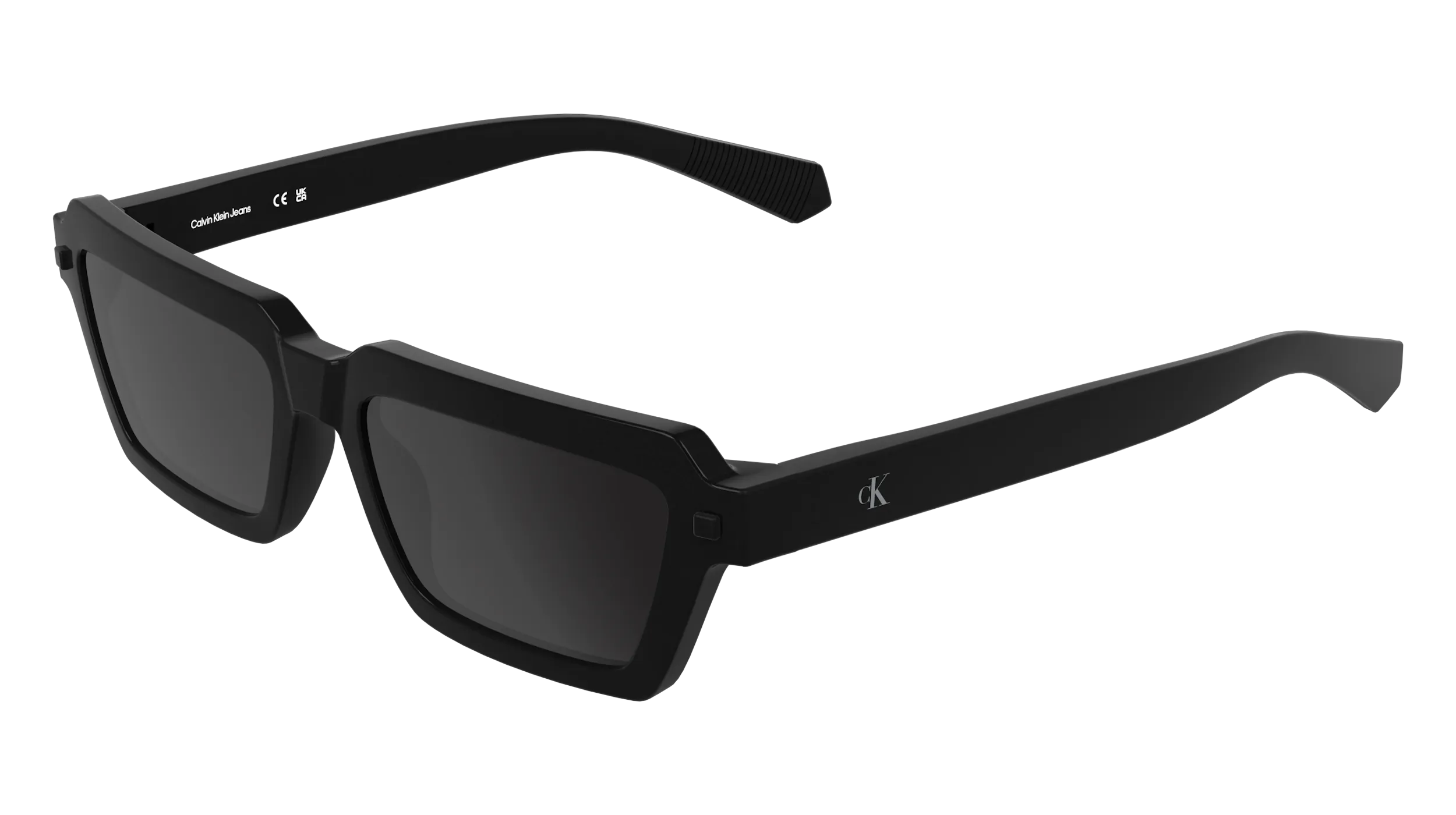 Calvin Klein CKJ25622S 001 Occhiali da sole Bio-iniettato Nero Grigio Squadrata Normale