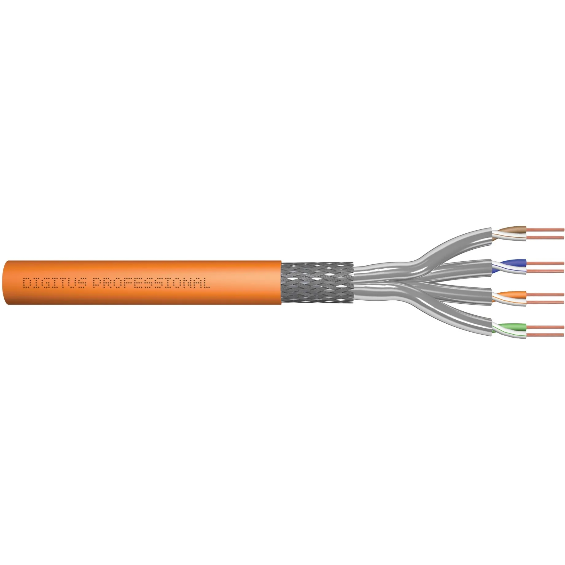 Cavo di installazione con doppino intrecciato CAT 7 S-FTP, AWG 23/1