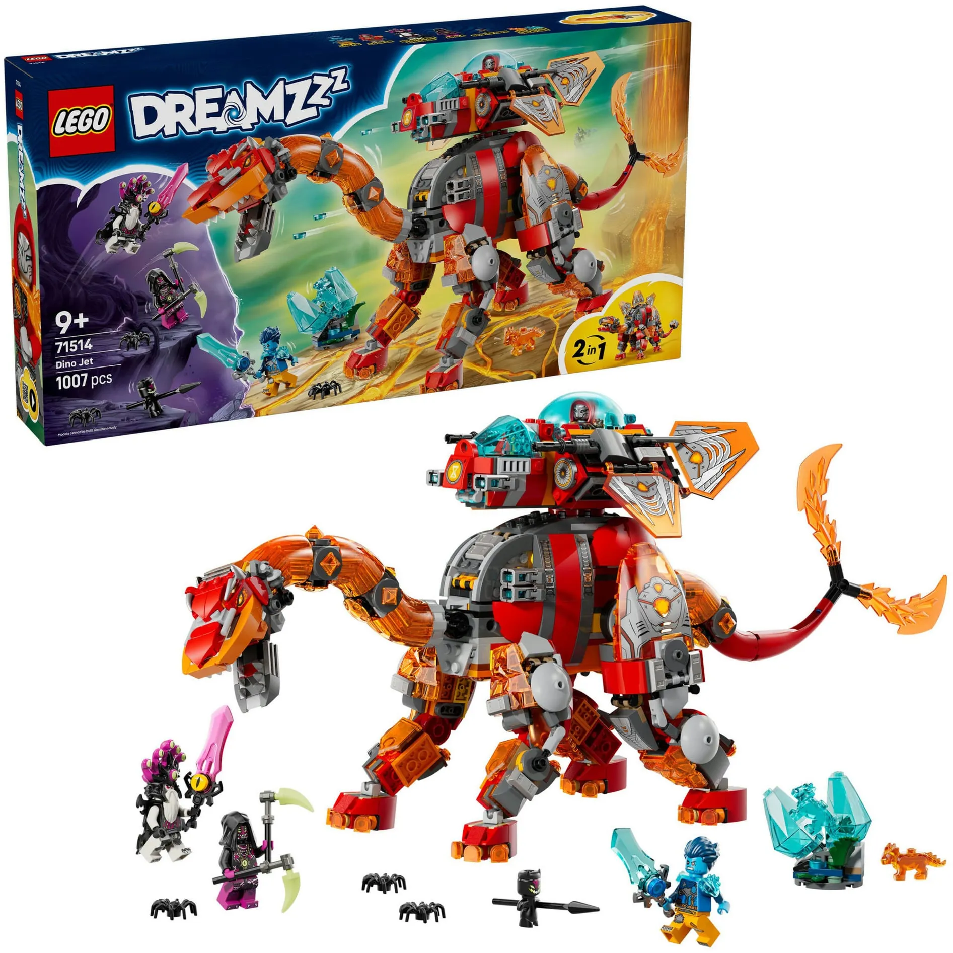 DREAMZzz Aereo a getto Dino, Giochi di costruzione