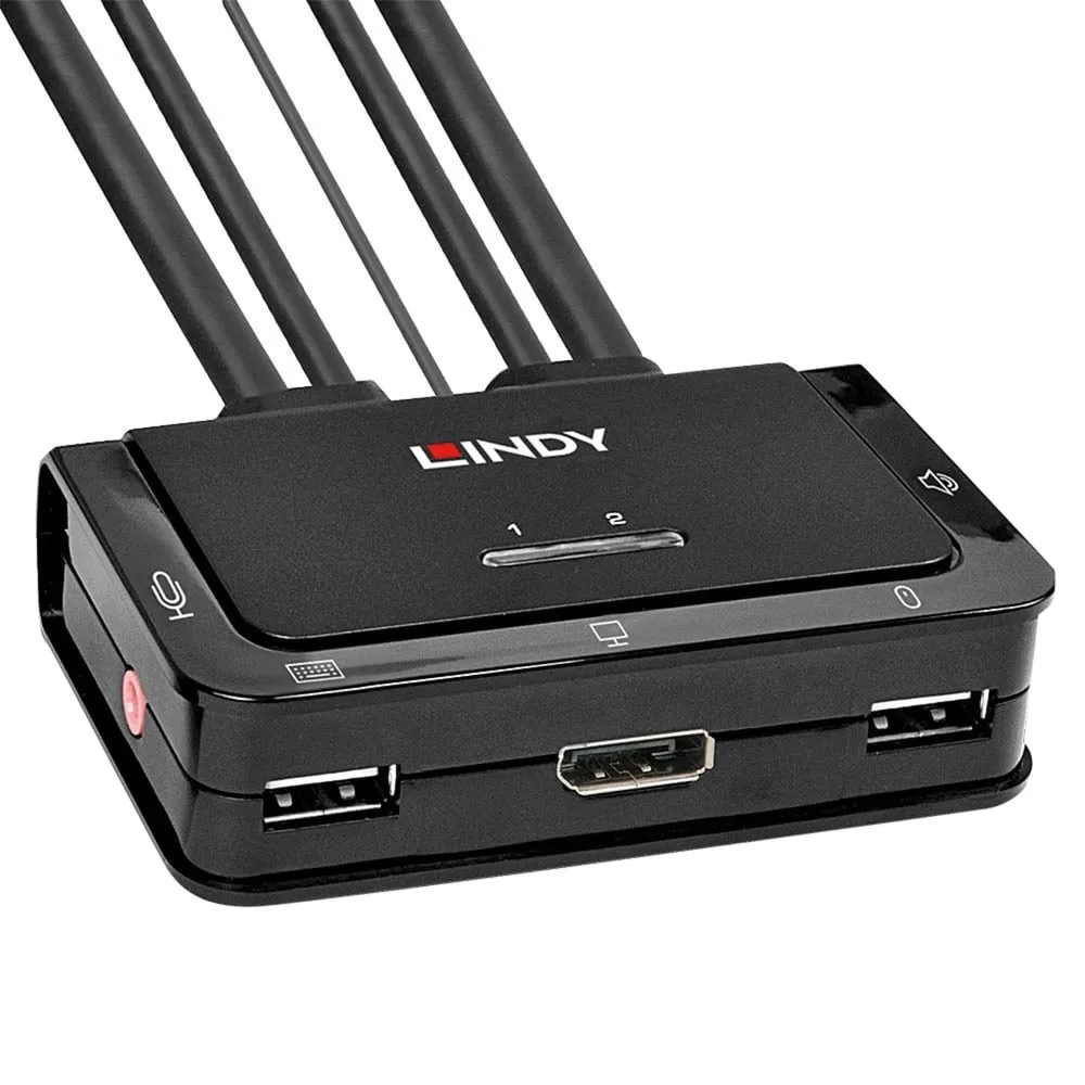 42344 switch per keyboard-video-mouse (kvm) Montaggio rack Nero, Switch KVM