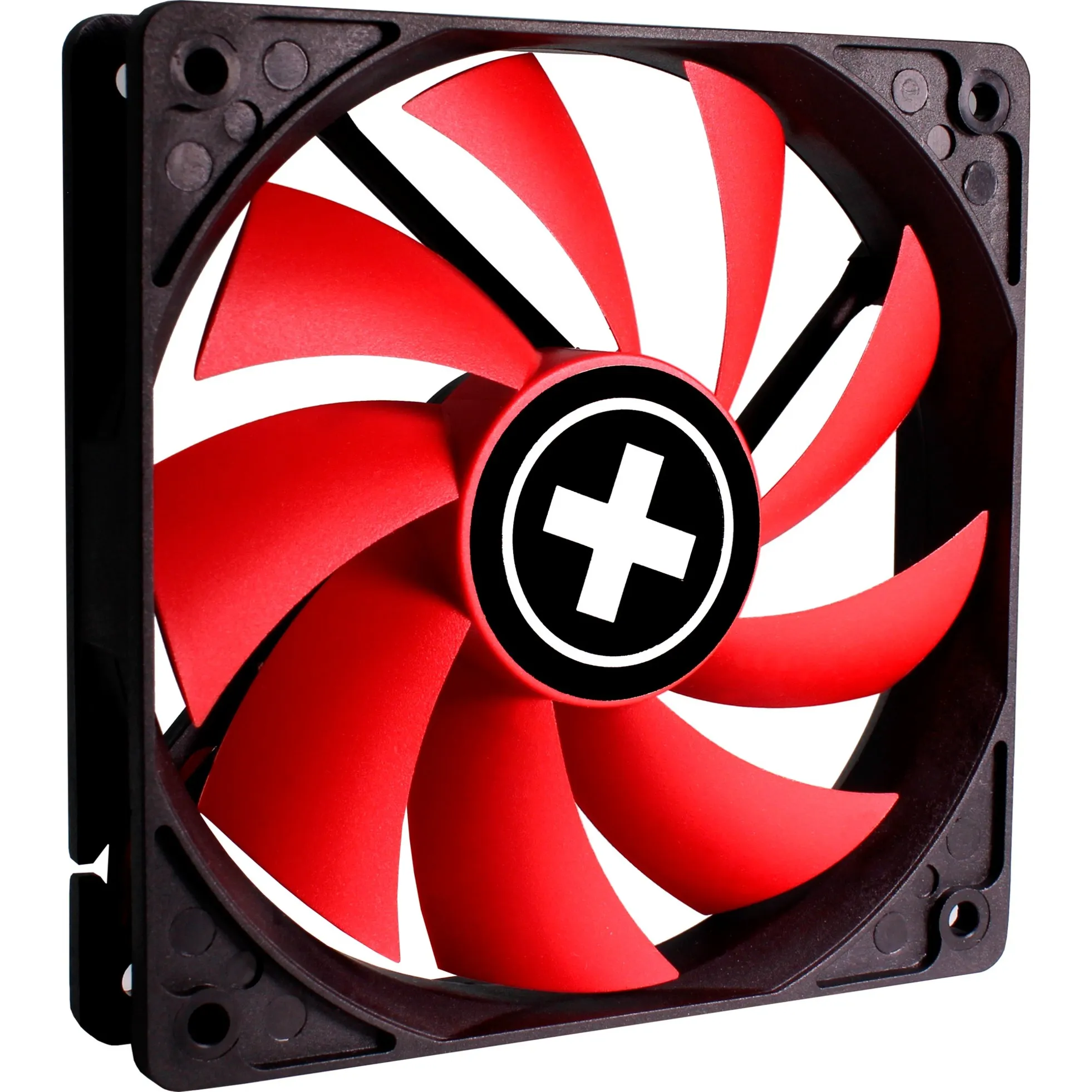 XPF120.R.PWM Case per computer Ventilatore 12 cm Nero, Rosso, Ventola