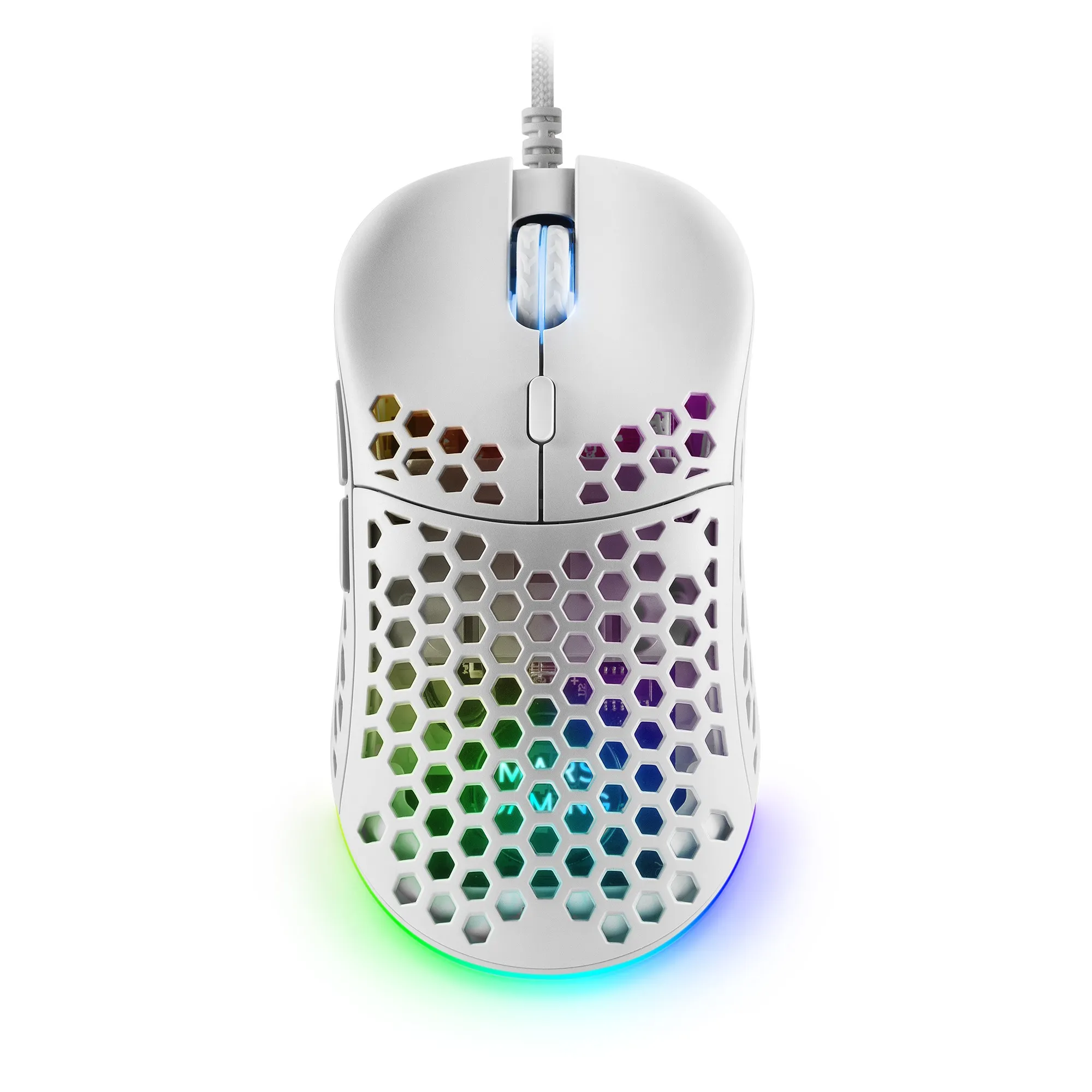 Mars Gaming MM55W mouse Mano destra USB tipo A 12800 DPI