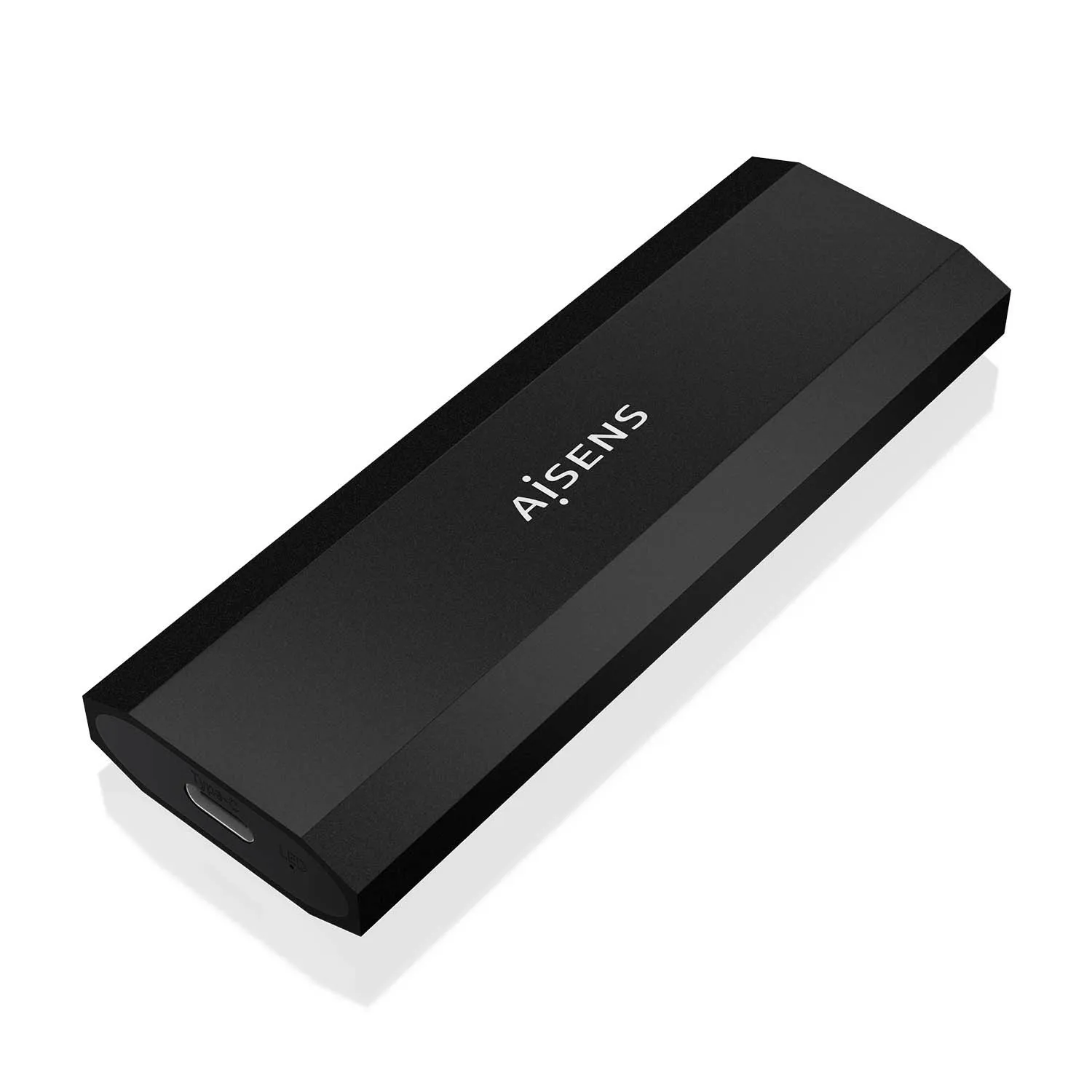 AISENS ASM2-028B contenitore di unità di archiviazione Box esterno SSD Nero M.2
