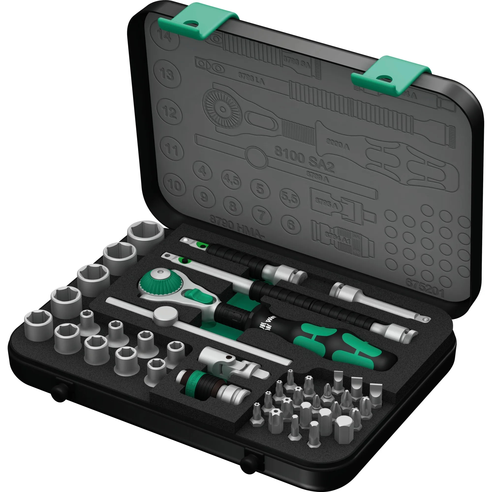 05003533001 chiave a tubo Set di chiavi a bussola 42 pezzo(i), Set di strumenti