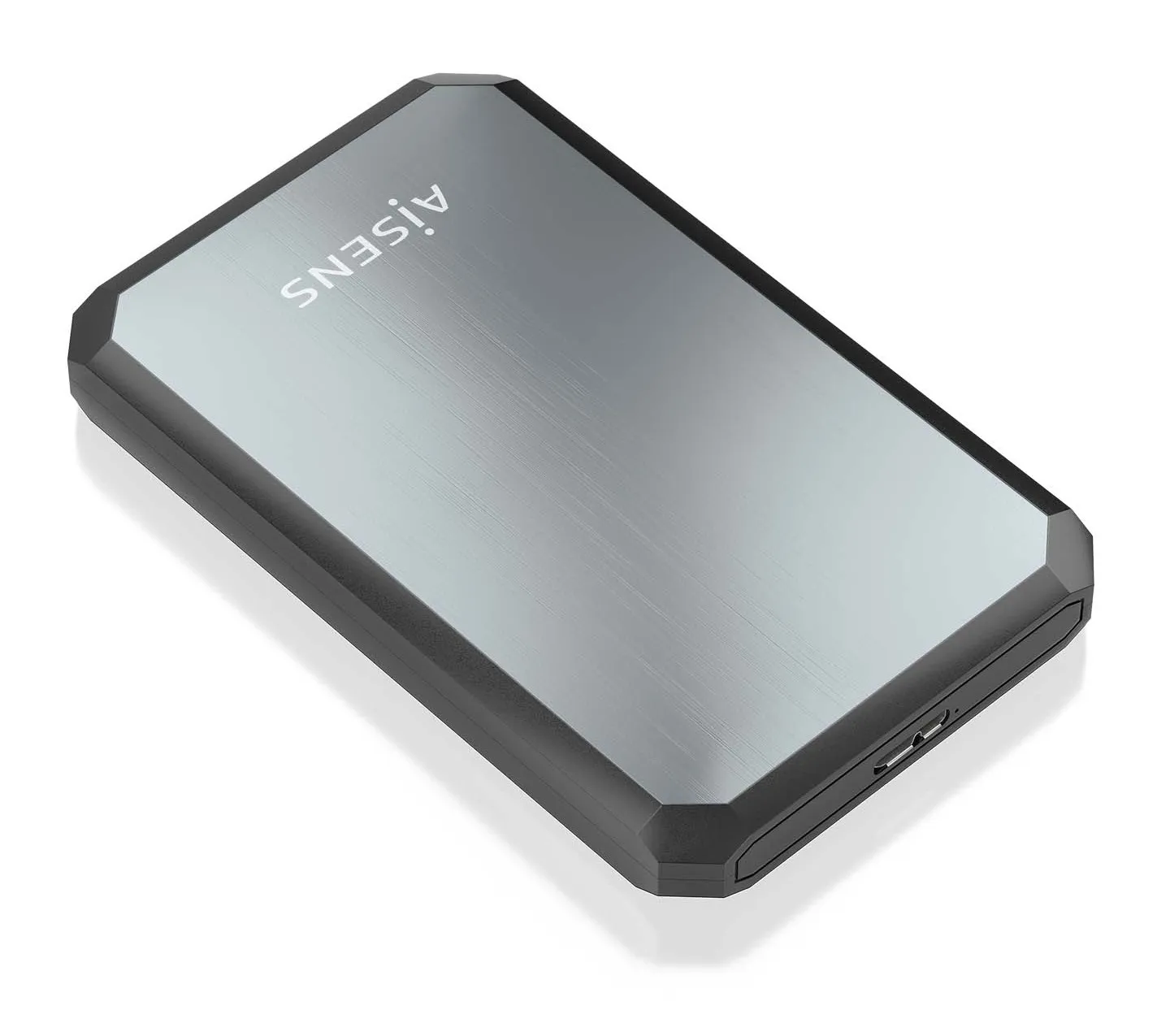 AISENS ASE-2529B contenitore di unità di archiviazione Box esterno HDD/SSD Nero Grigio 2.5