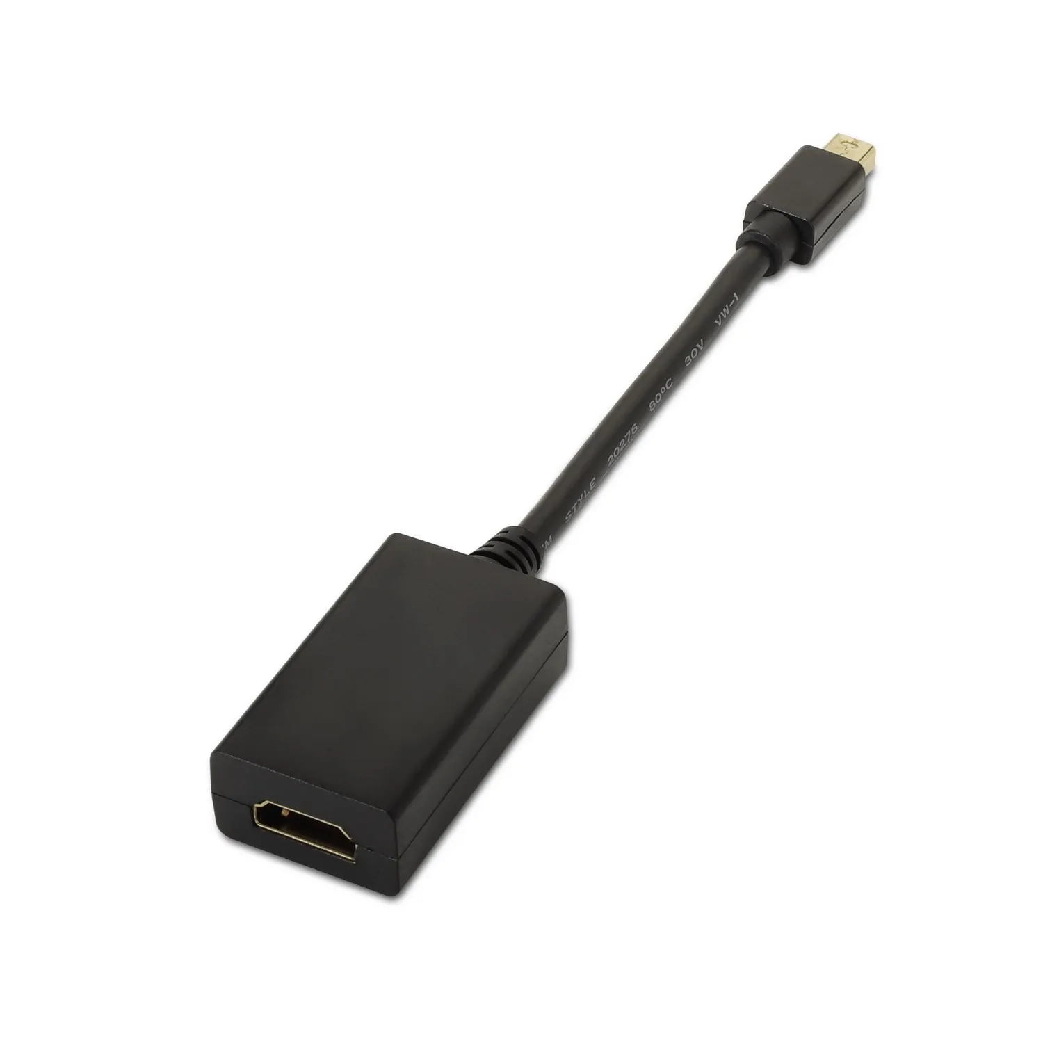 AISENS A125-0137 cavo e adattatore video 015 m Mini DisplayPort HDMI Nero