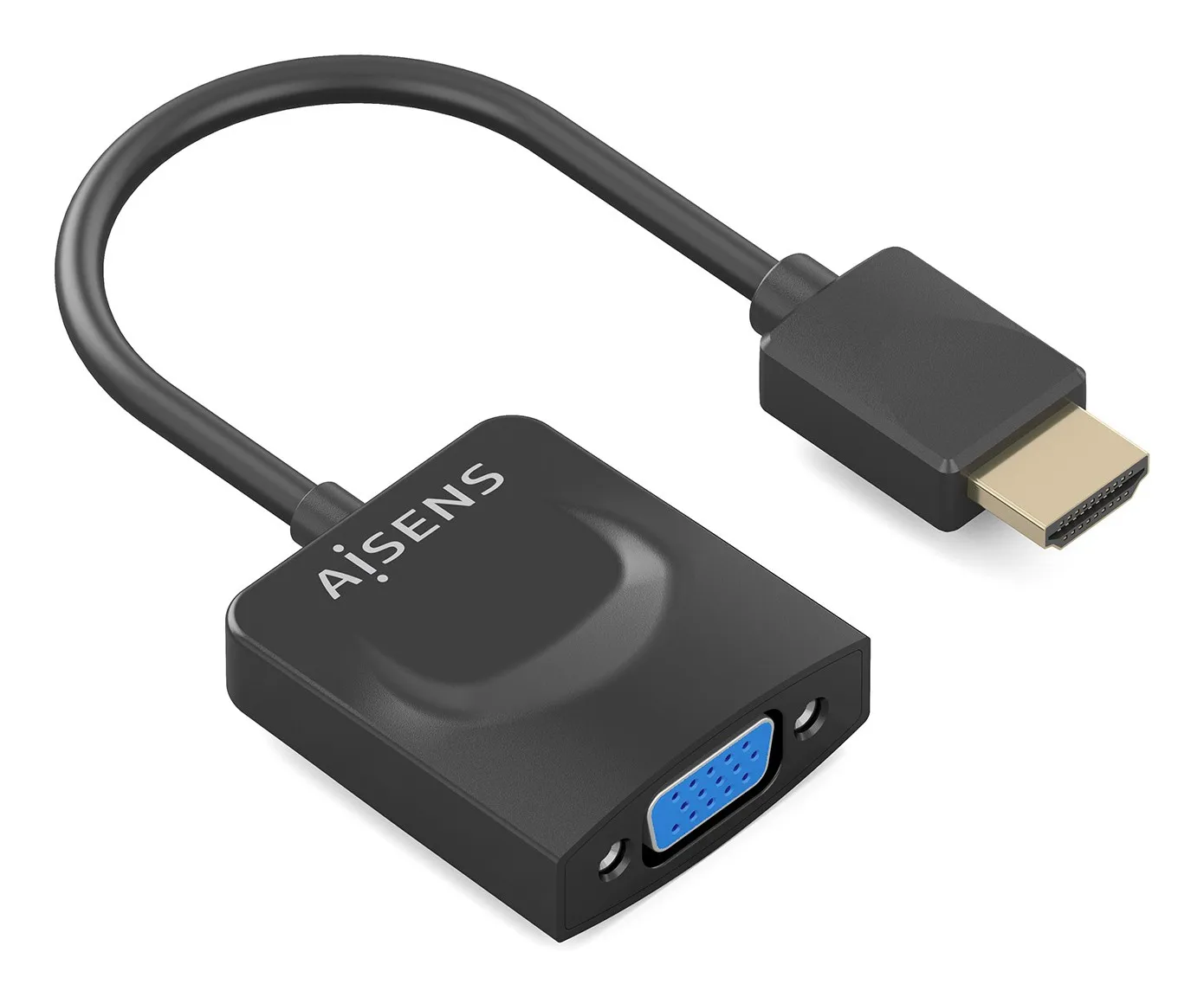 AISENS A122-0947 cavo e adattatore video 015 m HDMI tipo A (Standard) VGA (D-Sub) Nero