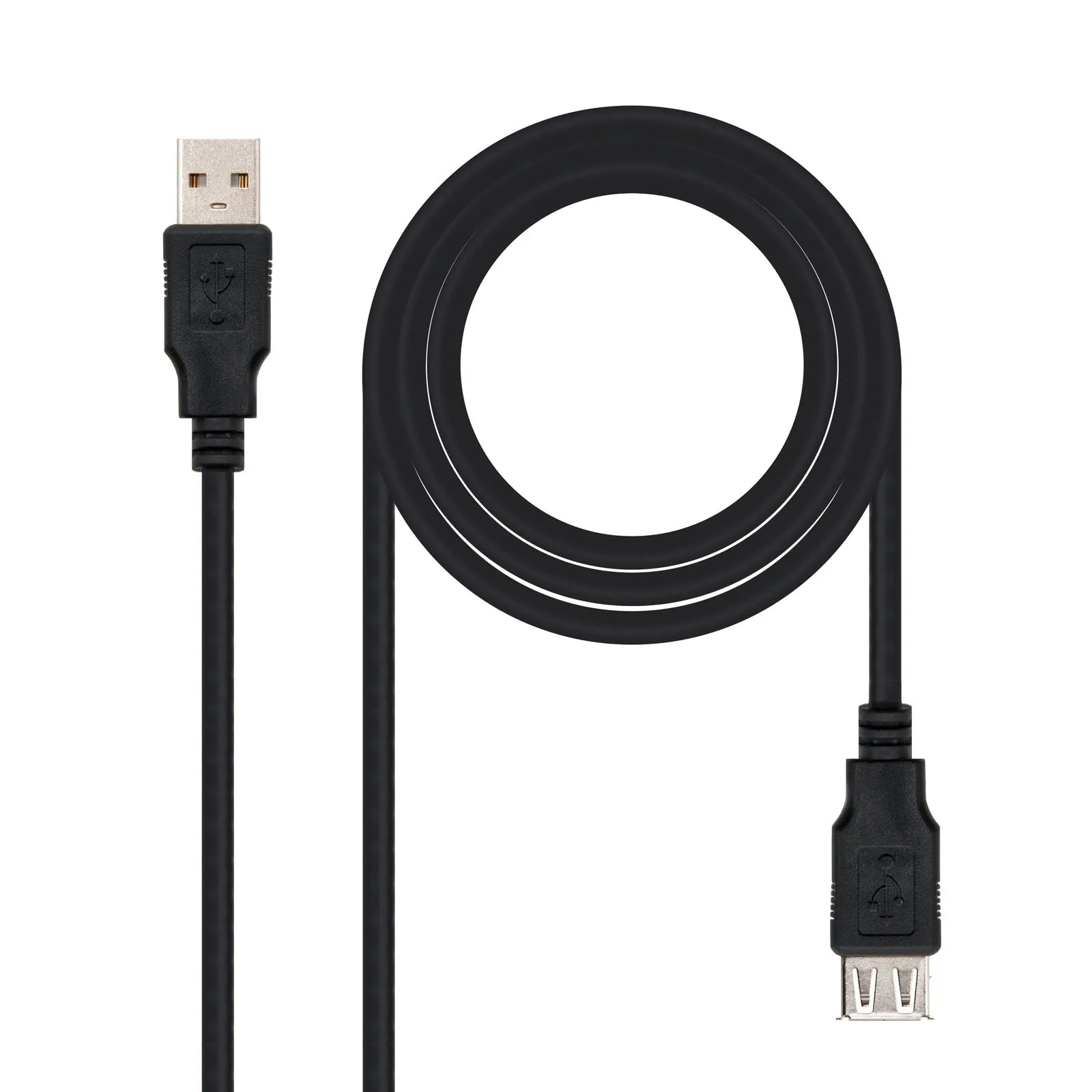 Nanocable 10.01.0203-BK cavo USB 18 m USB 2.0 USB A Nero