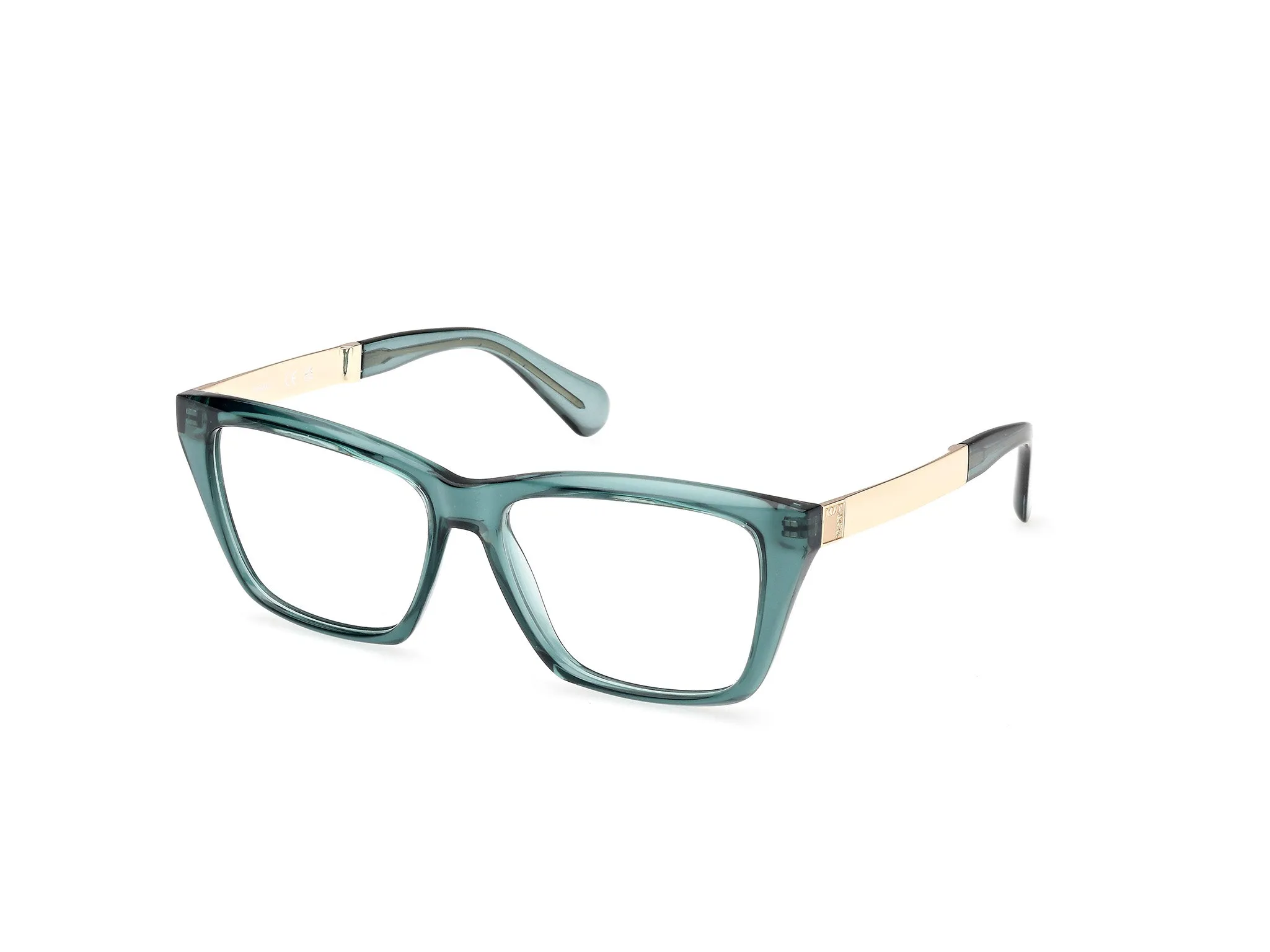 MAX&Co MO5178 96 Montature da vista Iniettato Verde Squadrata Normale