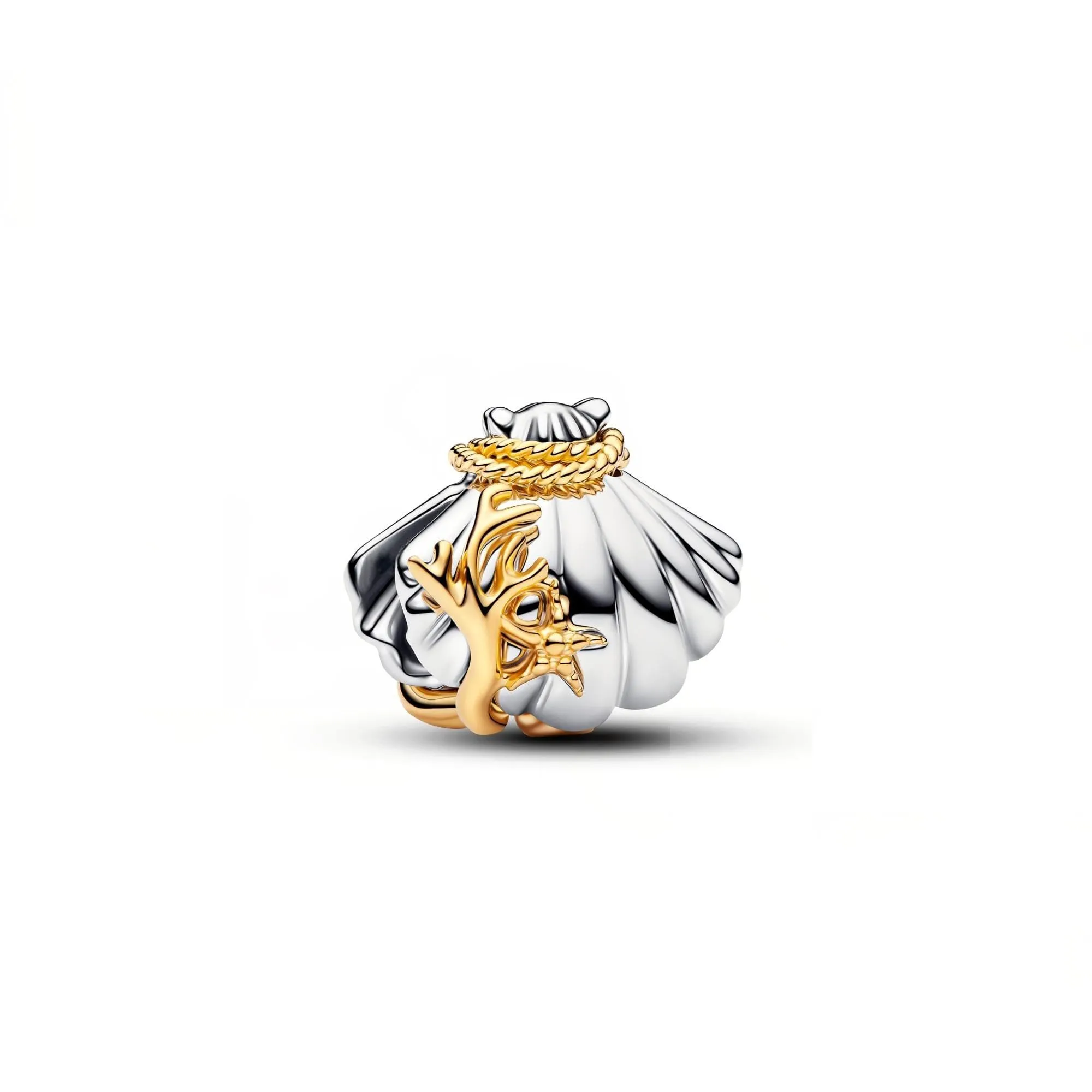 PHCLASY Charms a forma di animali marini in oro, famiglia, per bracciale da donna, regalo di San Valentino, festa della mamma, gioielli regalo, 4.5mm~5.0mm, Zirconia cubica