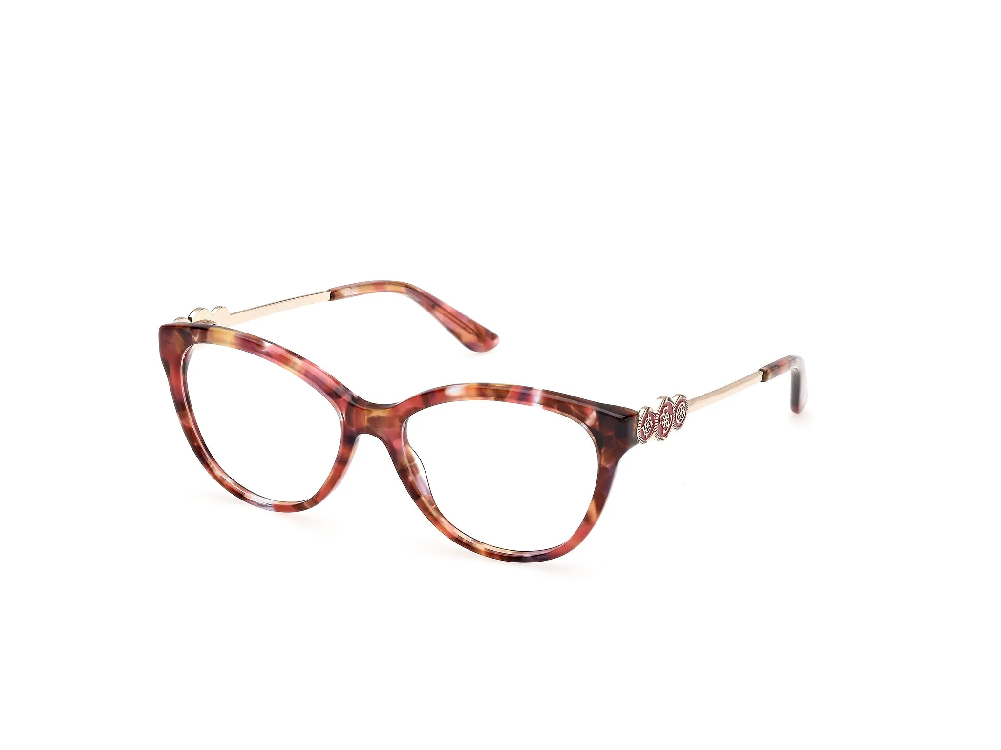 Guess GU50230 68 Montature da vista Acetato Rosso Cat Eye Normale