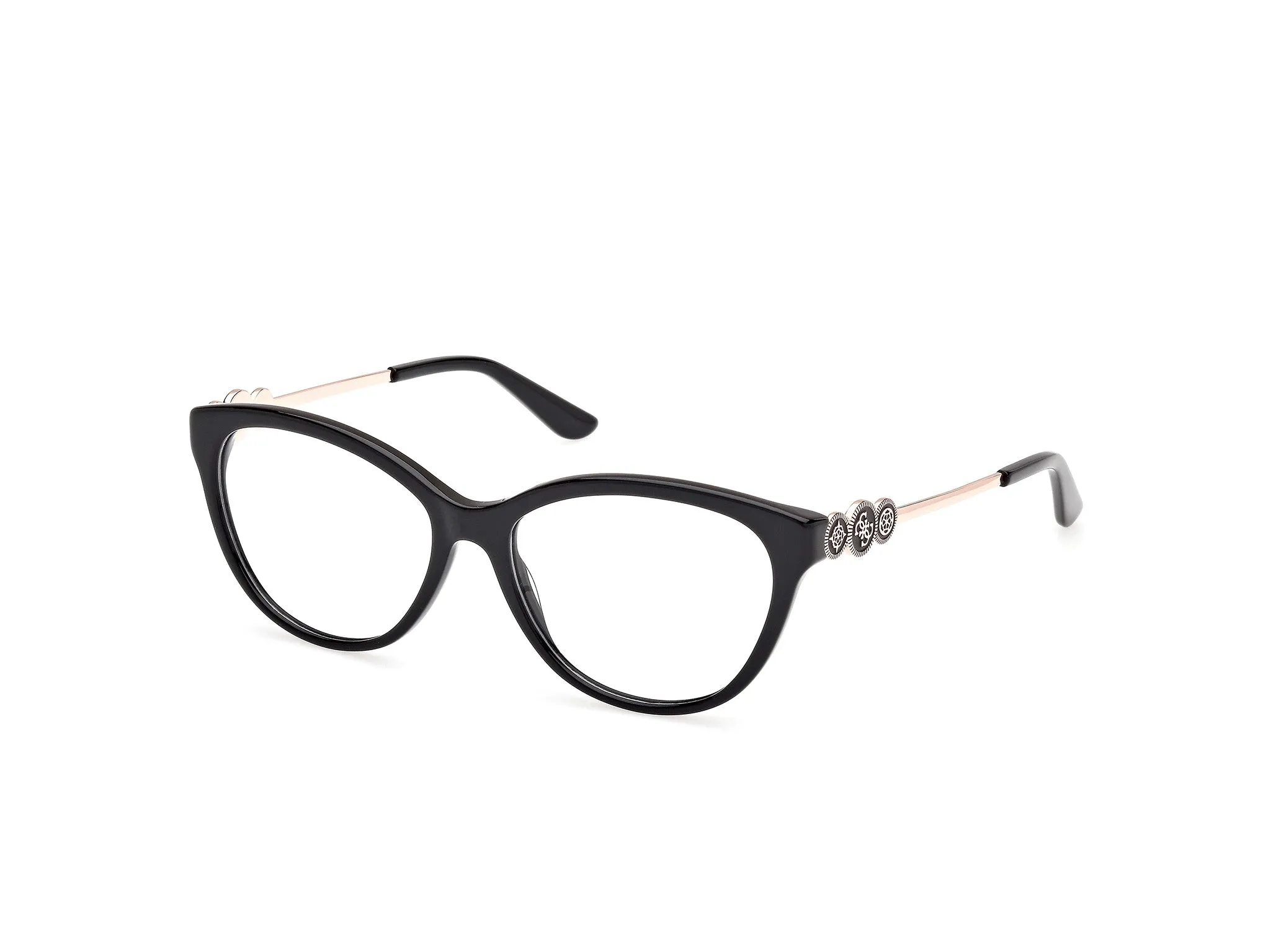 Guess GU50230 1 Montature da vista Acetato Nero Cat Eye Normale