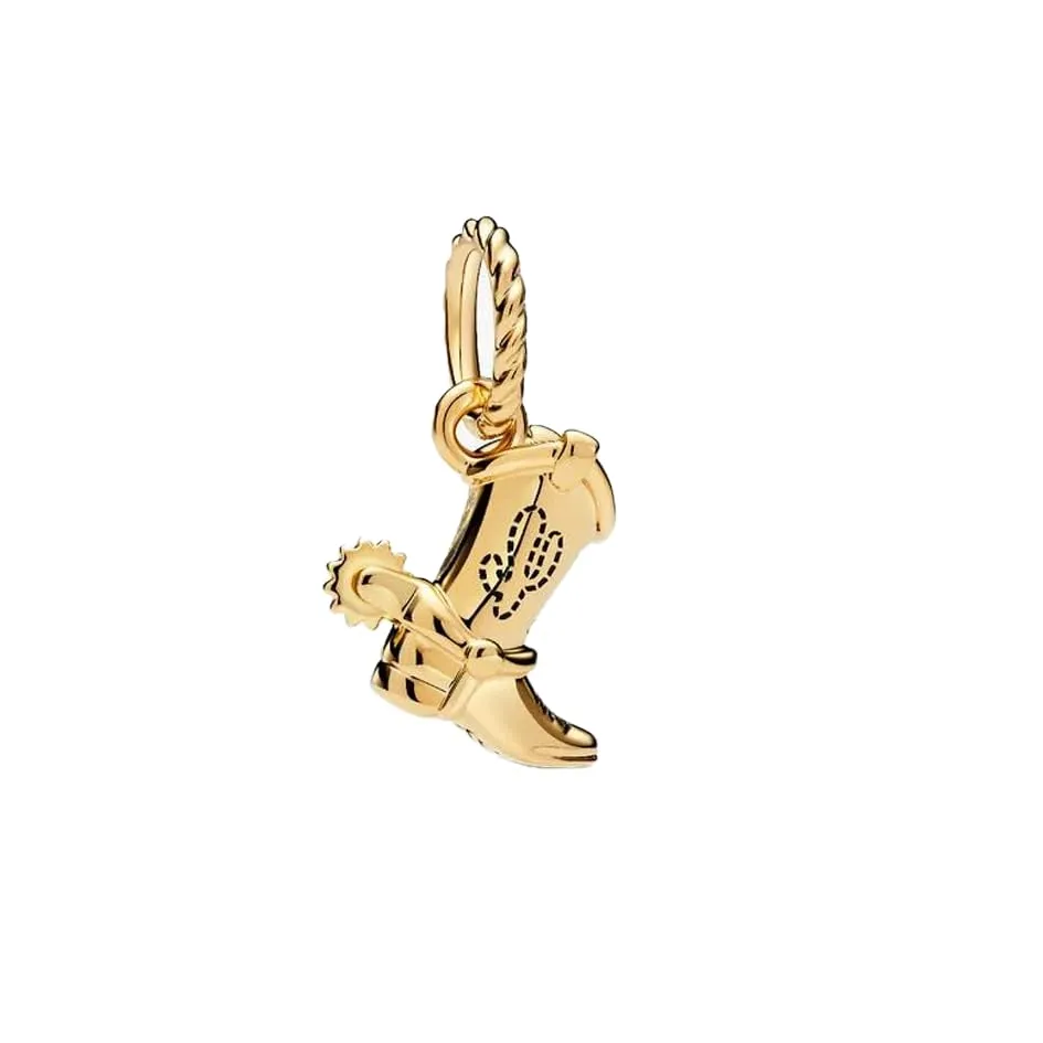 PHCLASY Charms a forma di animali marini in oro per bracciale da donna, regalo per la festa della mamma, San Valentino, gioielli regalo per Europa, 4.5mm~5.0mm, Zirconia cubica