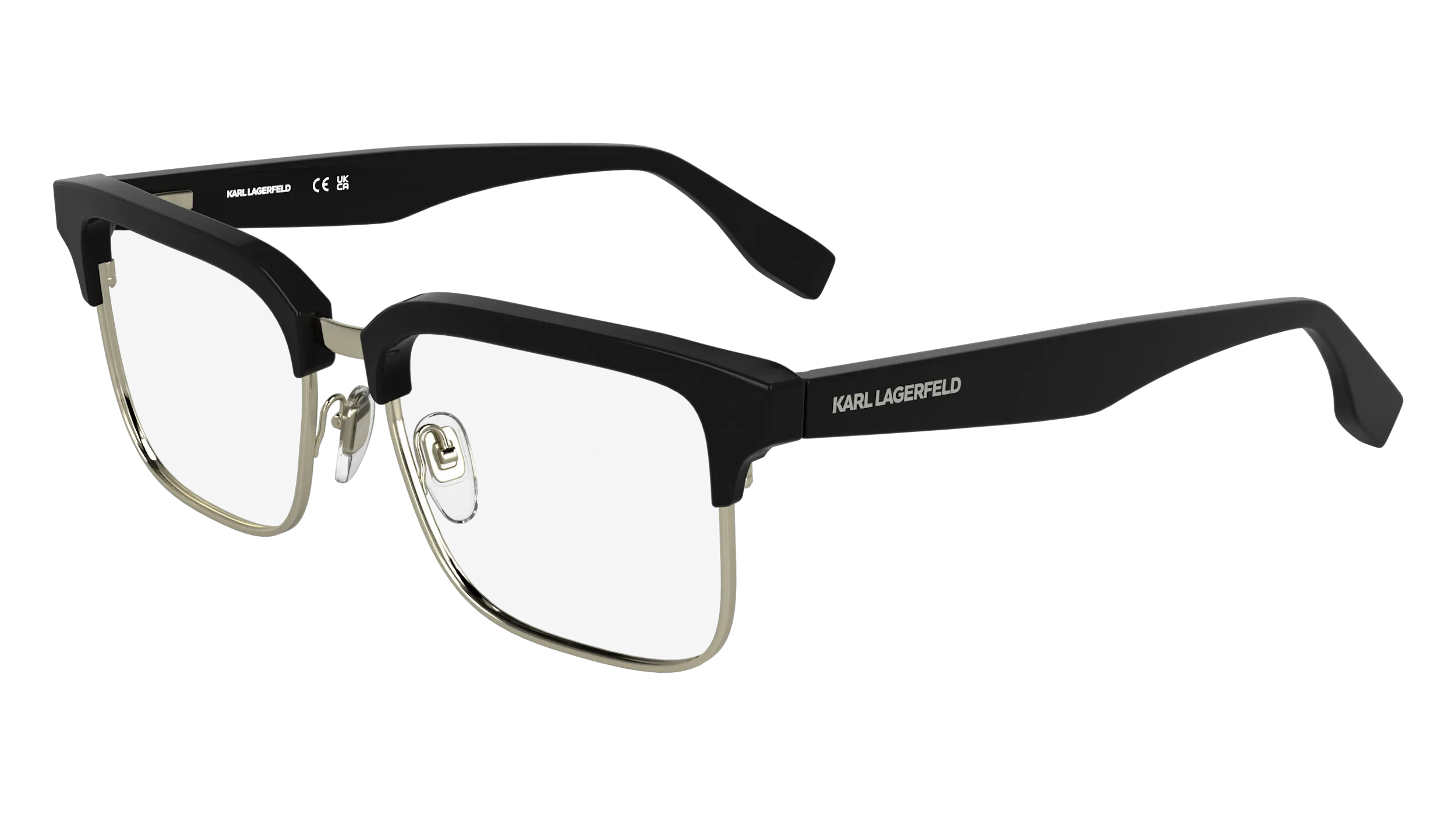 Karl Lagerfeld KL6202 001 Montature da vista Metallo Nero Squadrata Normale