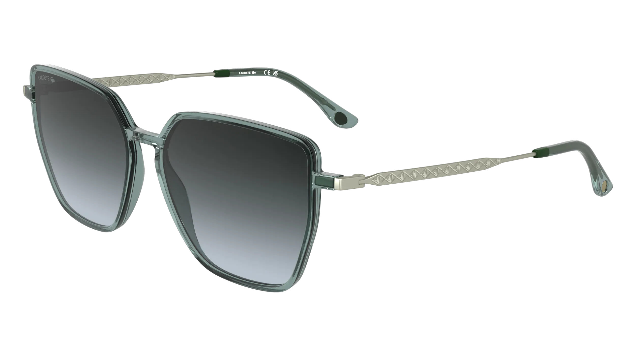 Lacoste L6062S 400 Occhiali da sole Bio-iniettato Azzurro Squadrata Normale