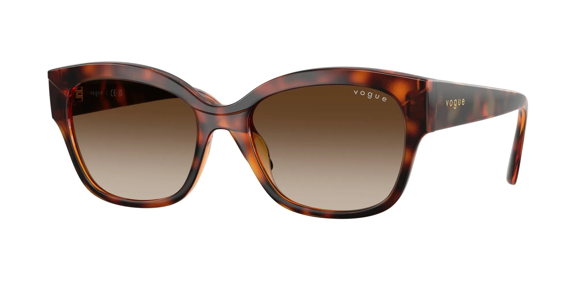 VOGUE EYEWEAR VO5638SU W65613 Occhiali da sole Nylon Marrone Marrone Farfalla Normale Sfumato
