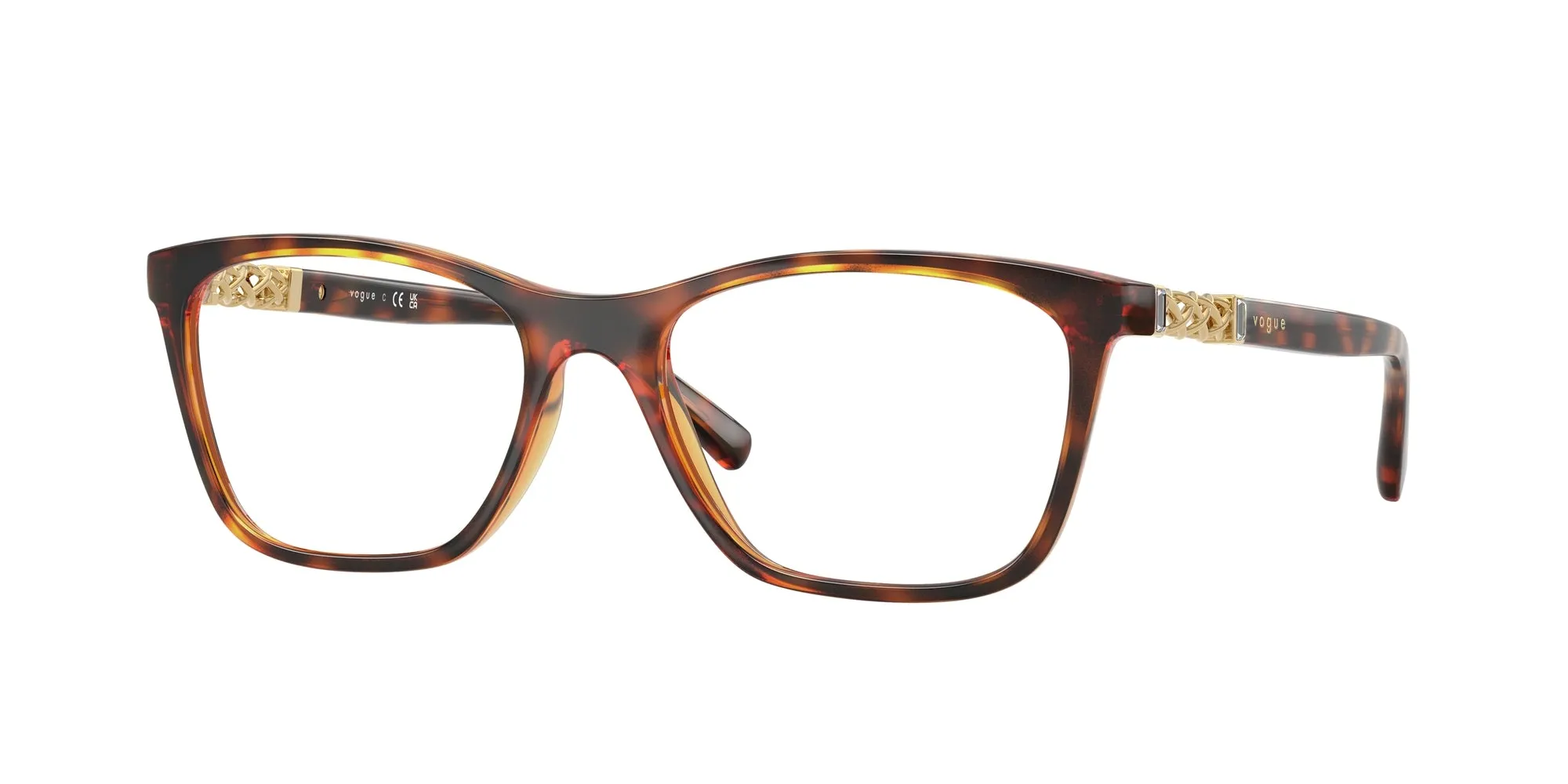 VOGUE EYEWEAR VO5632B W656 Montature da vista Nylon Marrone Pillow Normale