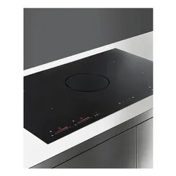 Piano cottura aspirante 4 zone cottura THEMA e motion Black