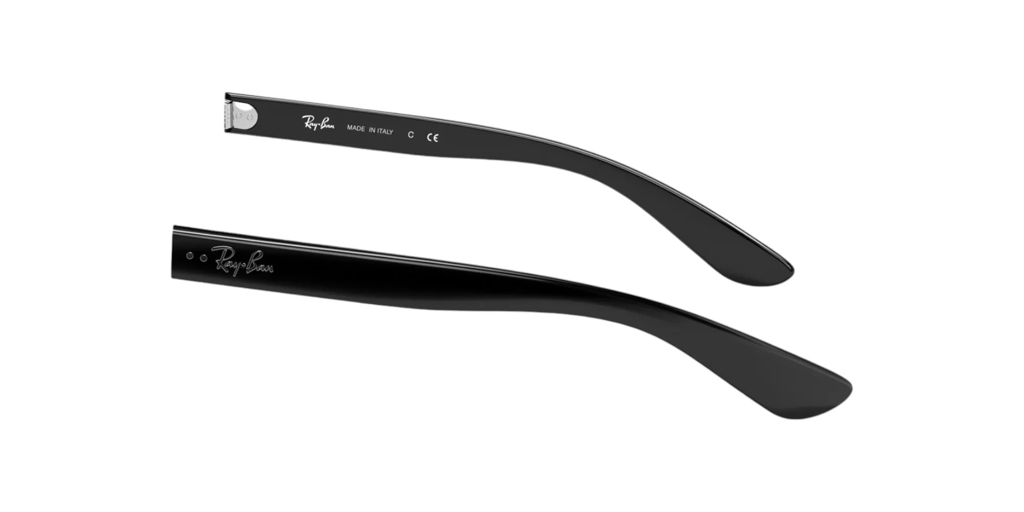 Ray - Ban Ray - Ban Aste di ricambio Ray-Ban RB4089 Balorama Aste di ricambio Nylon Nero